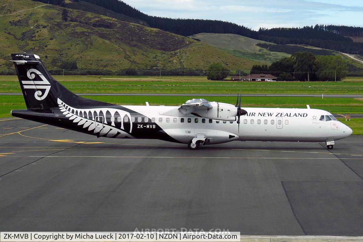 ZK-MVB, 2012 ATR 72-212A C/N 1065, At Dunedin