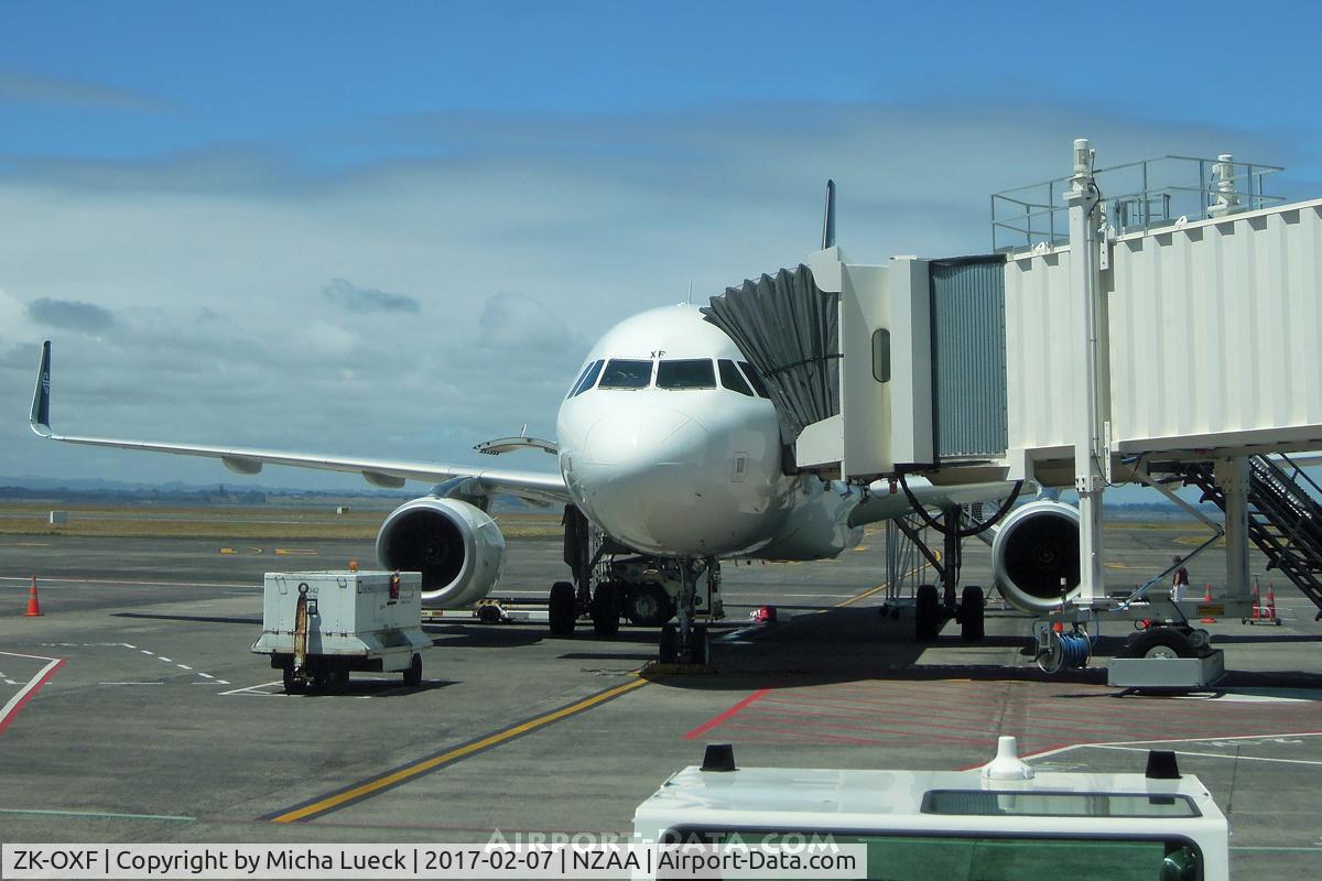 ZK-OXF, 2014 Airbus A320-232 C/N 6182, At Auckland