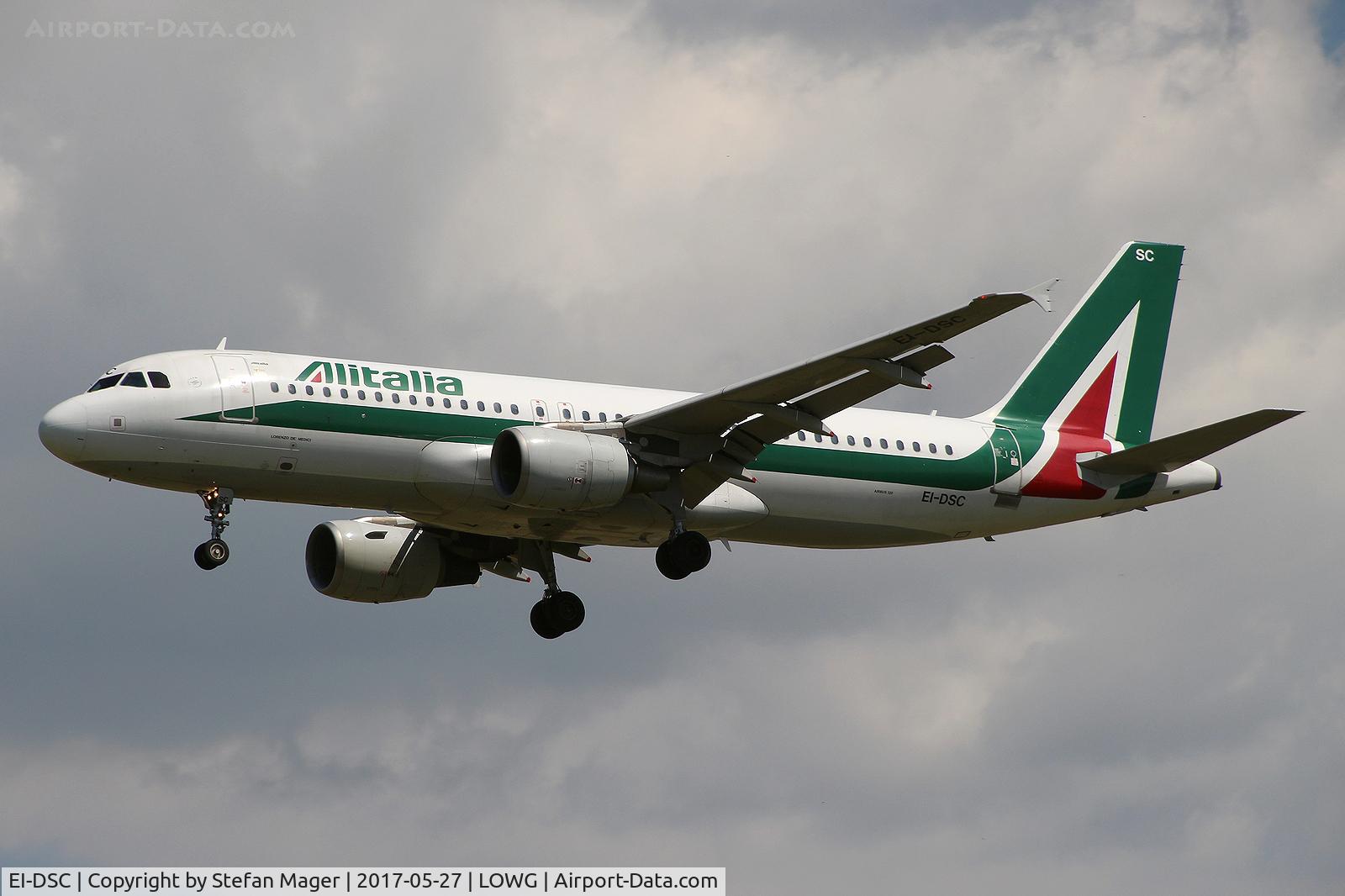 EI-DSC, 2006 Airbus A320-214 C/N 2995, Alitalia A320-200 @GRZ (operating for Air Berlin from/to TXL)