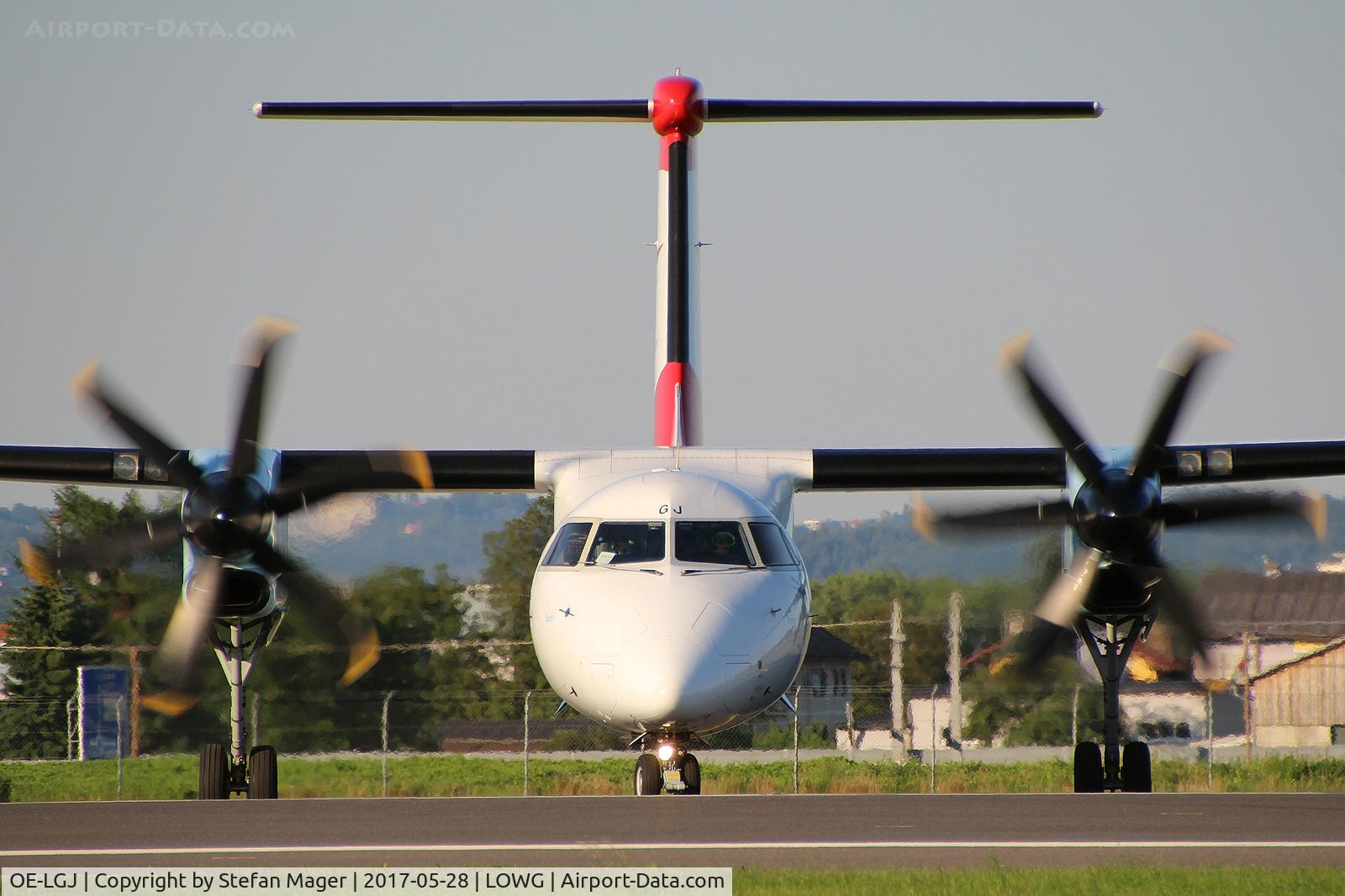 OE-LGJ, 2005 De Havilland Canada DHC-8-402Q Dash 8 C/N 4104, Austrian Dash 8-400 @GRZ