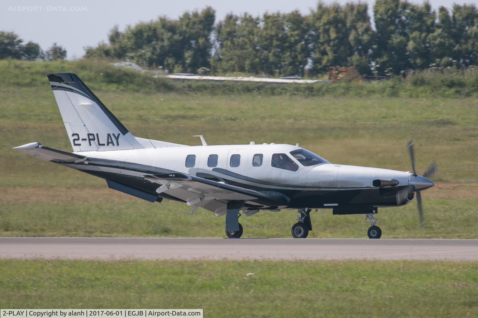 2-PLAY, 2004 Socata TBM-700 C/N 302, Rolling out after arrival at Guernsey