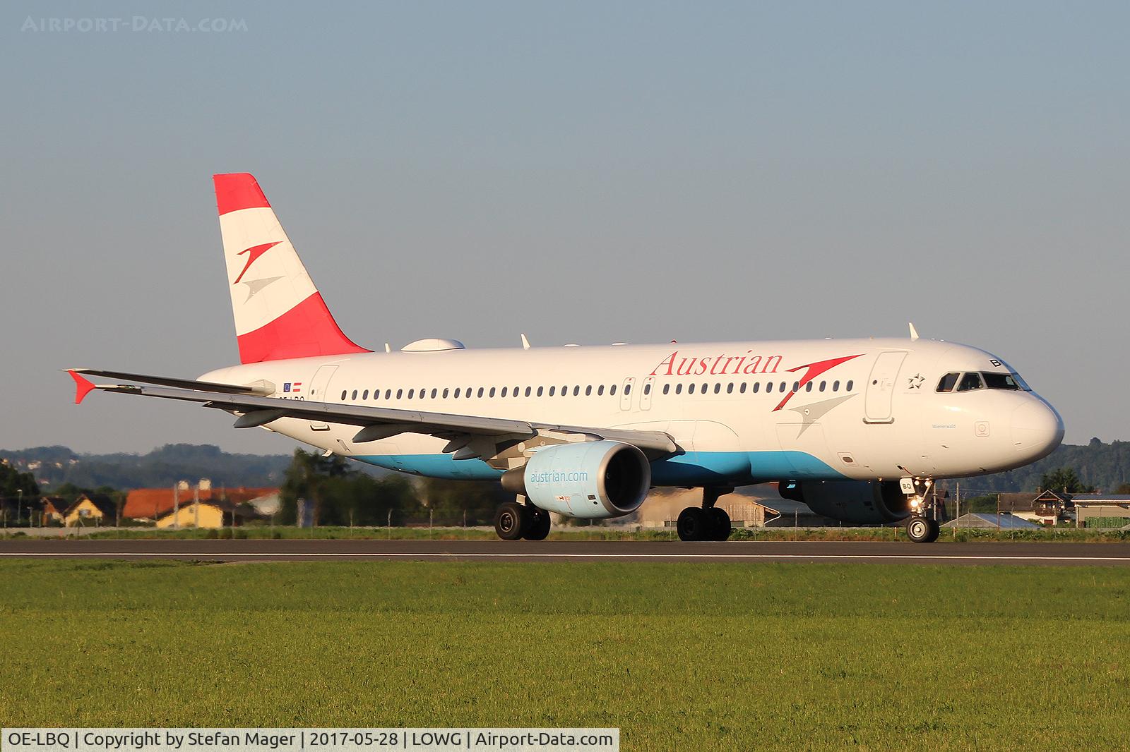 OE-LBQ, 1999 Airbus A320-214 C/N 1137, Austrian A320-200 @GRZ
