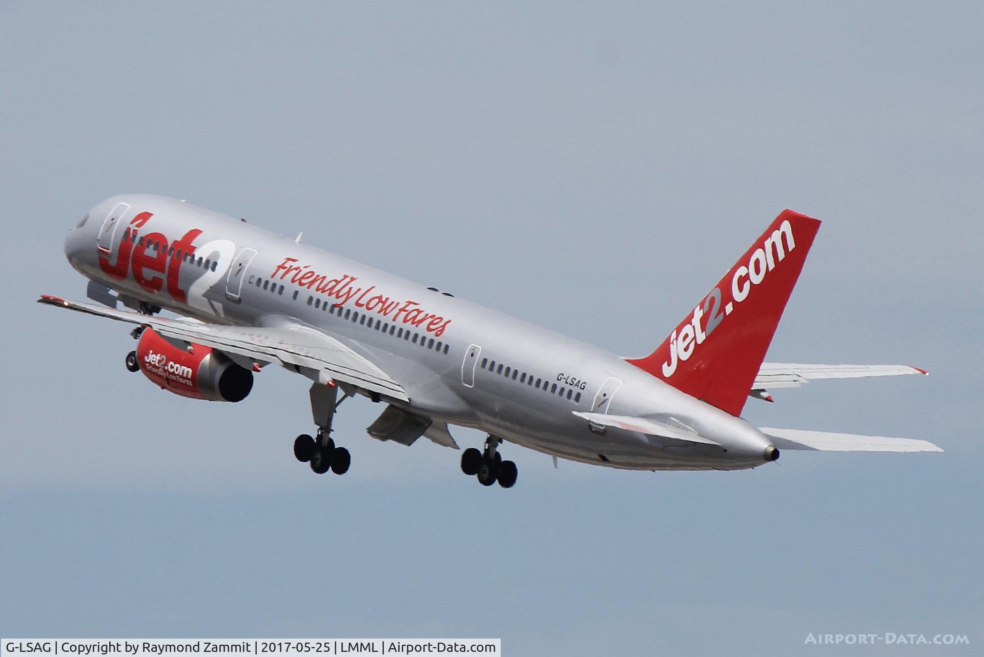 G-LSAG, 1987 Boeing 757-21B C/N 24014, B757 G-LSAG Jet2Com