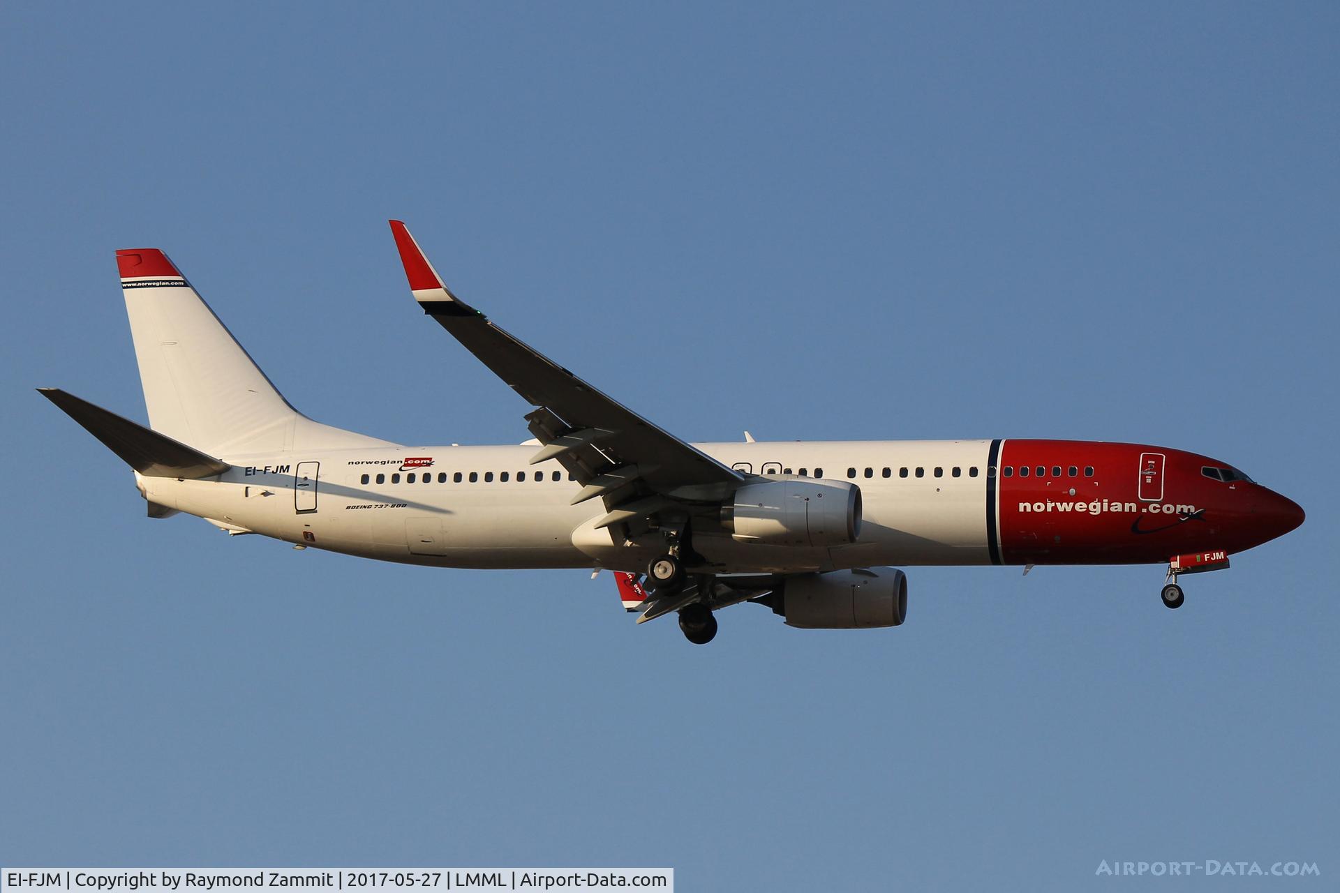 EI-FJM, 2016 Boeing 737-8JP C/N 42074, B737-800 EI-FJM Norwegian Air Shuttle