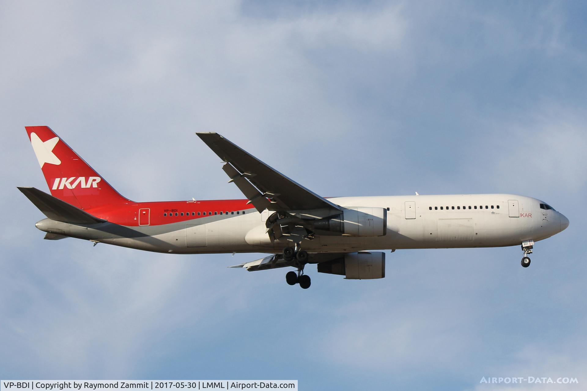 VP-BDI, 1999 Boeing 767-38A C/N 29618, B767 VP-BDI Ikar Airlines
