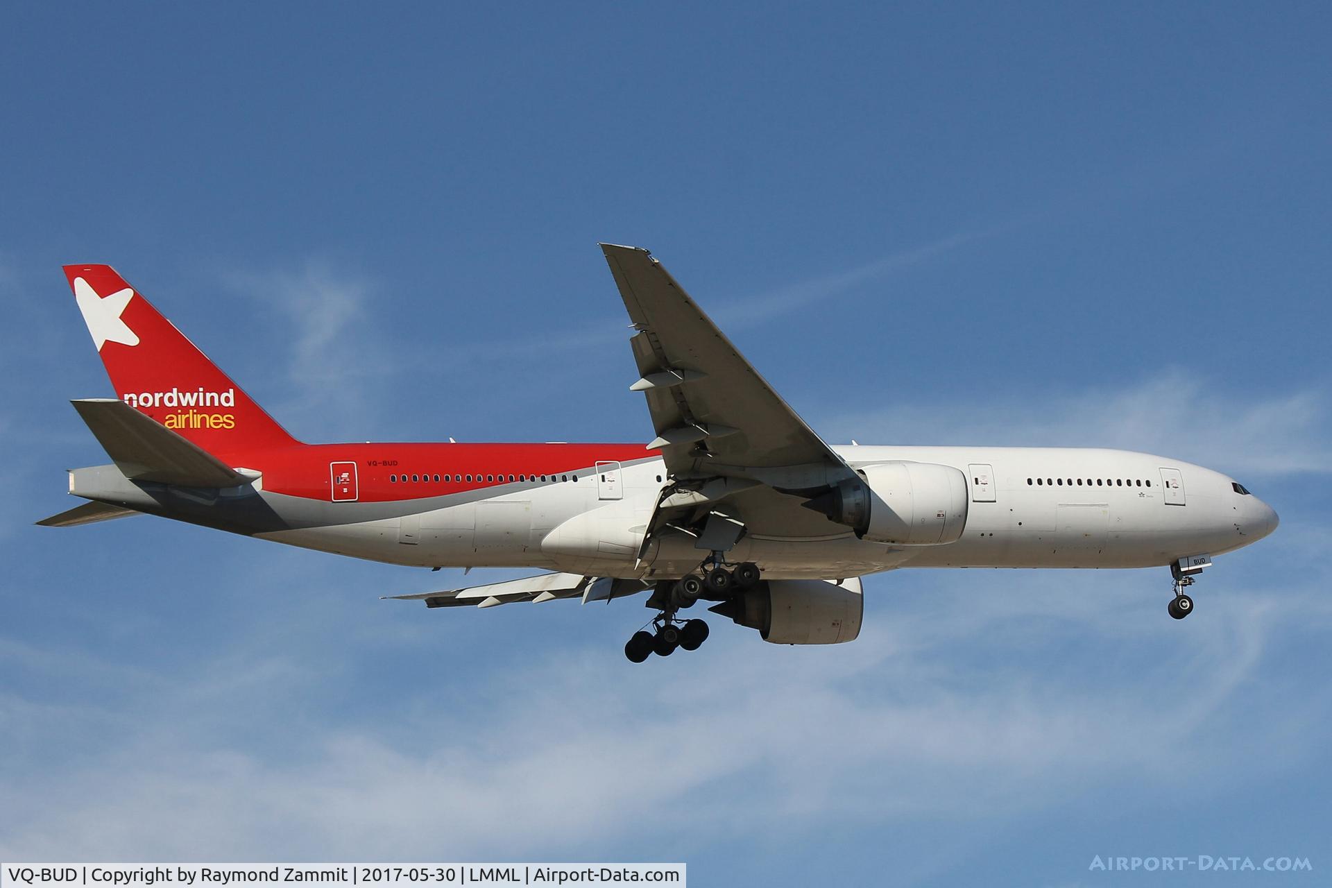 VQ-BUD, 1998 Boeing 777-2Q8/ER C/N 27608, B777 VQ-BUD Nordwind Airlines