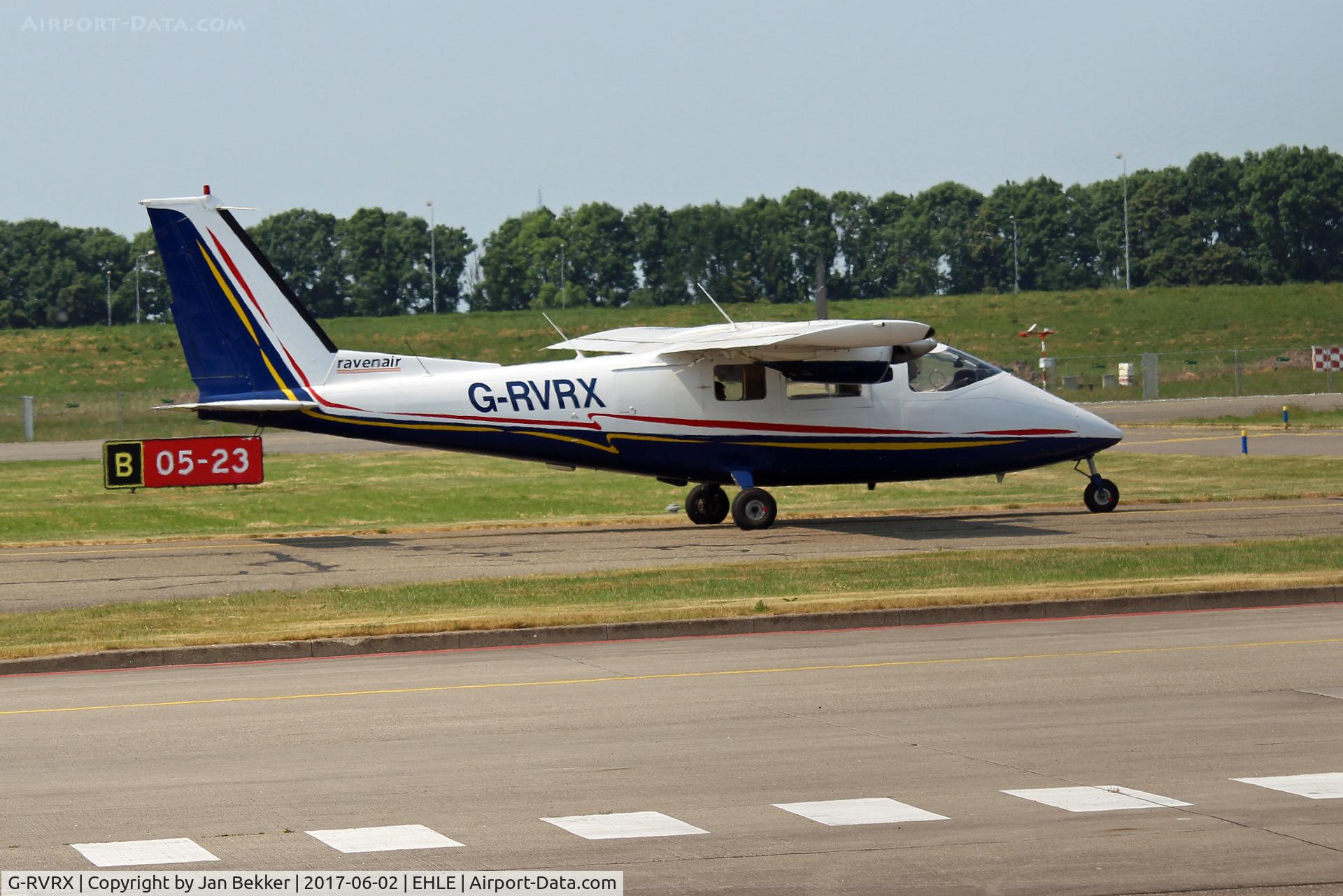 G-RVRX, 1977 Partenavia P-68B Victor C/N 62, Lelystad Airport