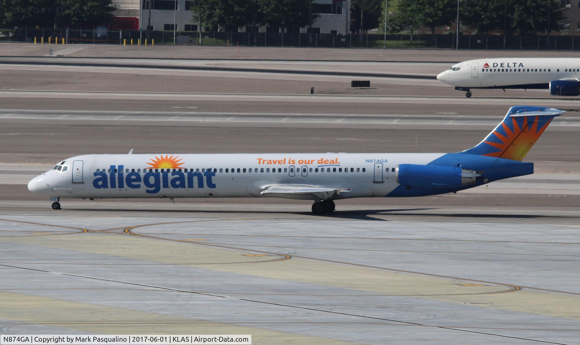 N874GA, 1987 McDonnell Douglas MD-83 (DC-9-83) C/N 49643, MD-83