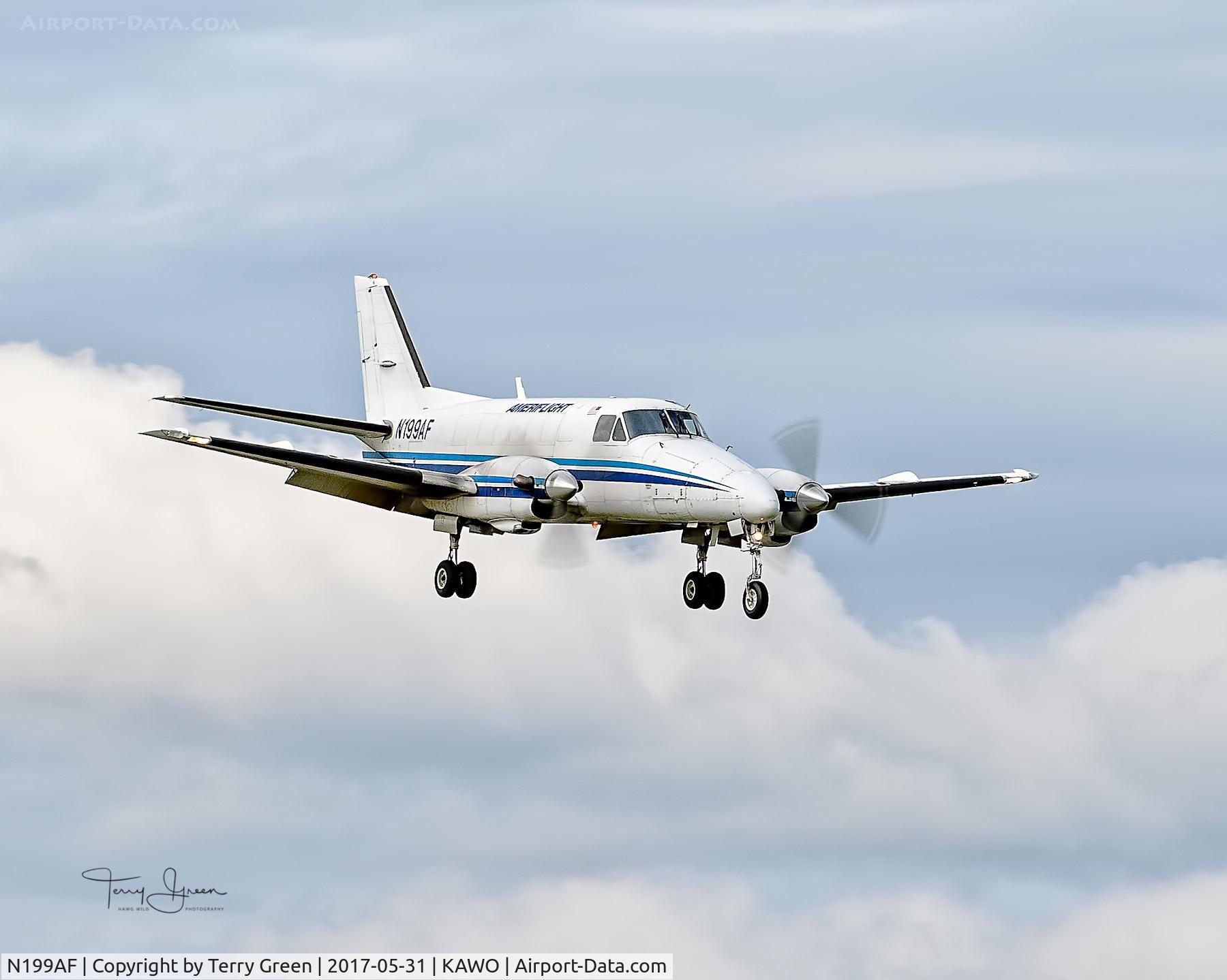 N199AF, 1974 Beech B99 Airliner C/N U-161, KAWO
