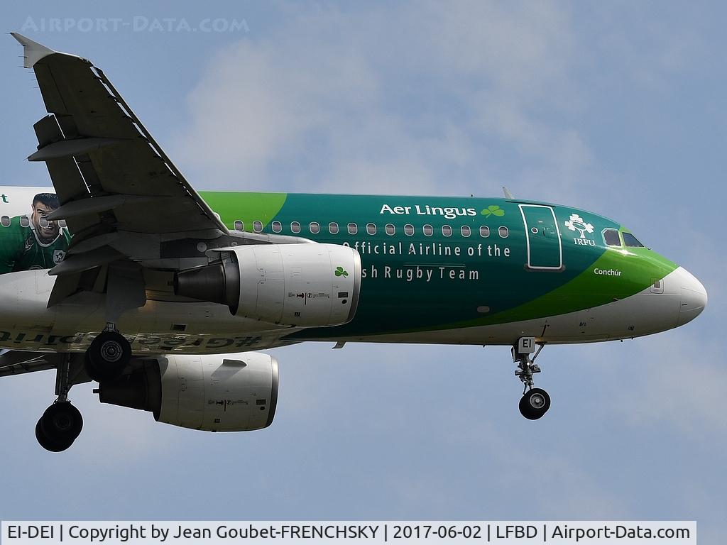 EI-DEI, 2005 Airbus A320-214 C/N 2374, Aer Lingus (Irish Rugby Team Livery), EI506 from Dublin