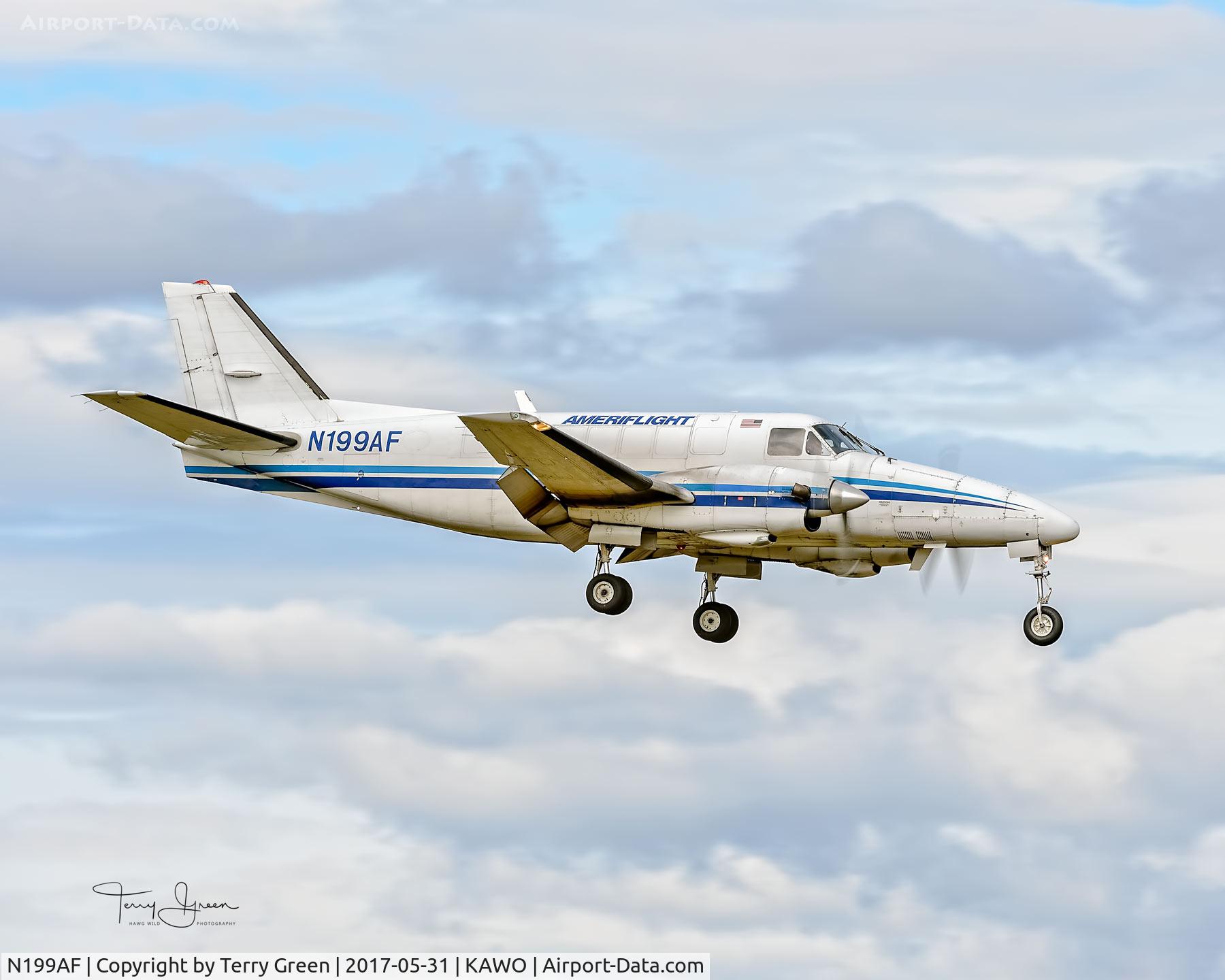 N199AF, 1974 Beech B99 Airliner C/N U-161, KAWO