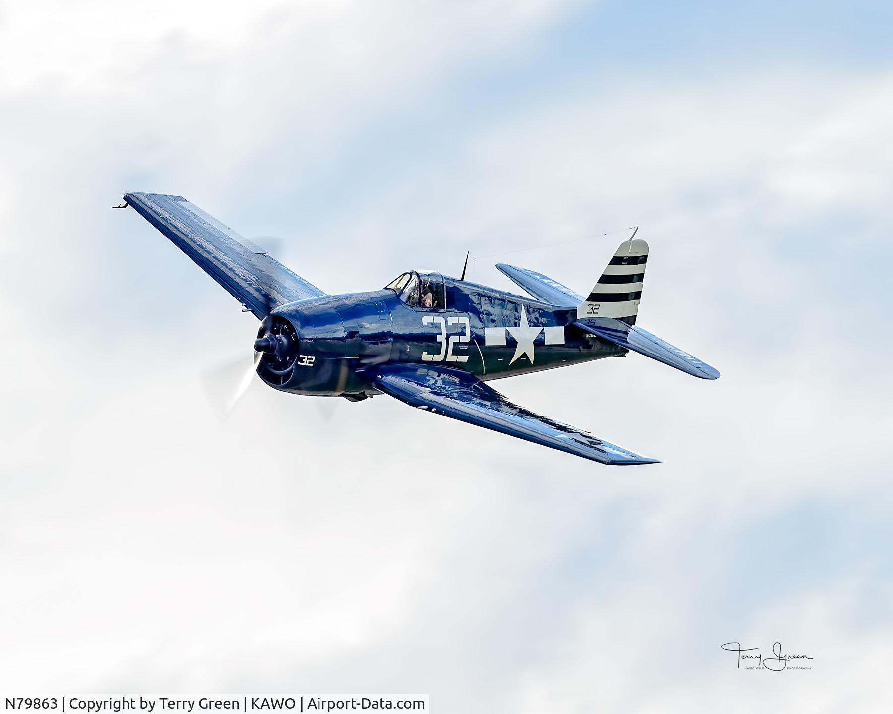N79863, 1945 Grumman F6F-5 Hellcat C/N A-11008, KAWO