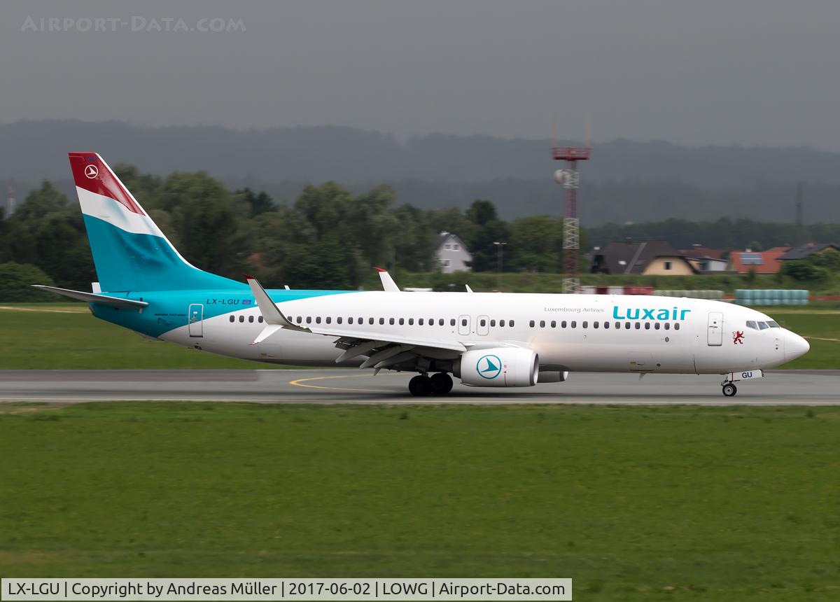 LX-LGU, 2012 Boeing 737-8C9 C/N 41047, Arrived from Linz.