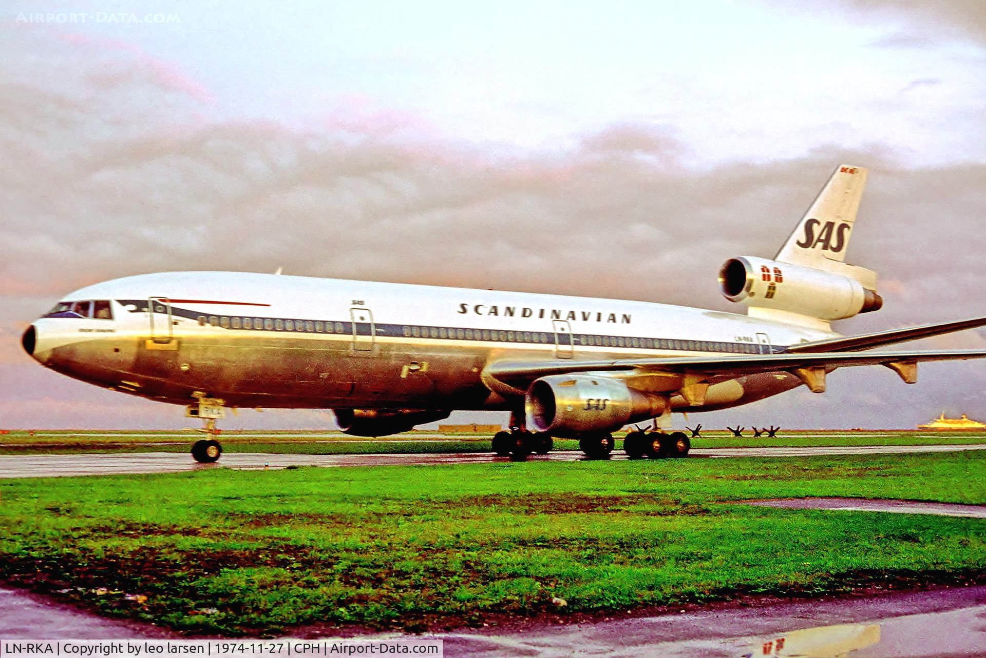 LN-RKA, 1974 Douglas DC-10-30 C/N 46868, copenhagen27.111974