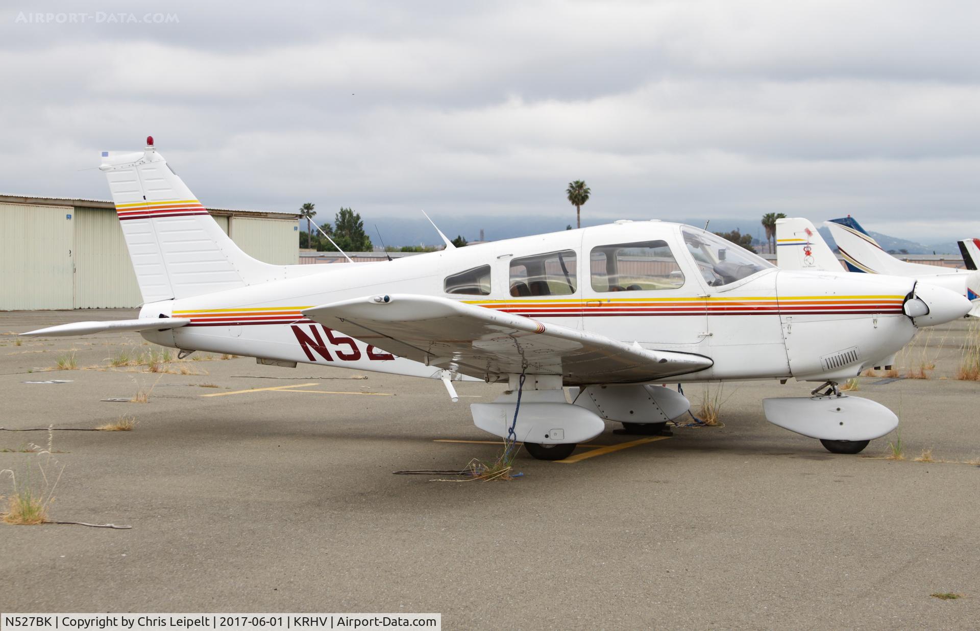 N527BK, 1978 Piper PA-28-181 C/N 28-7890310, 1978 Piper PA-28-181 from KCPU visiting at Reid Hillview Airport, San Jose, CA.