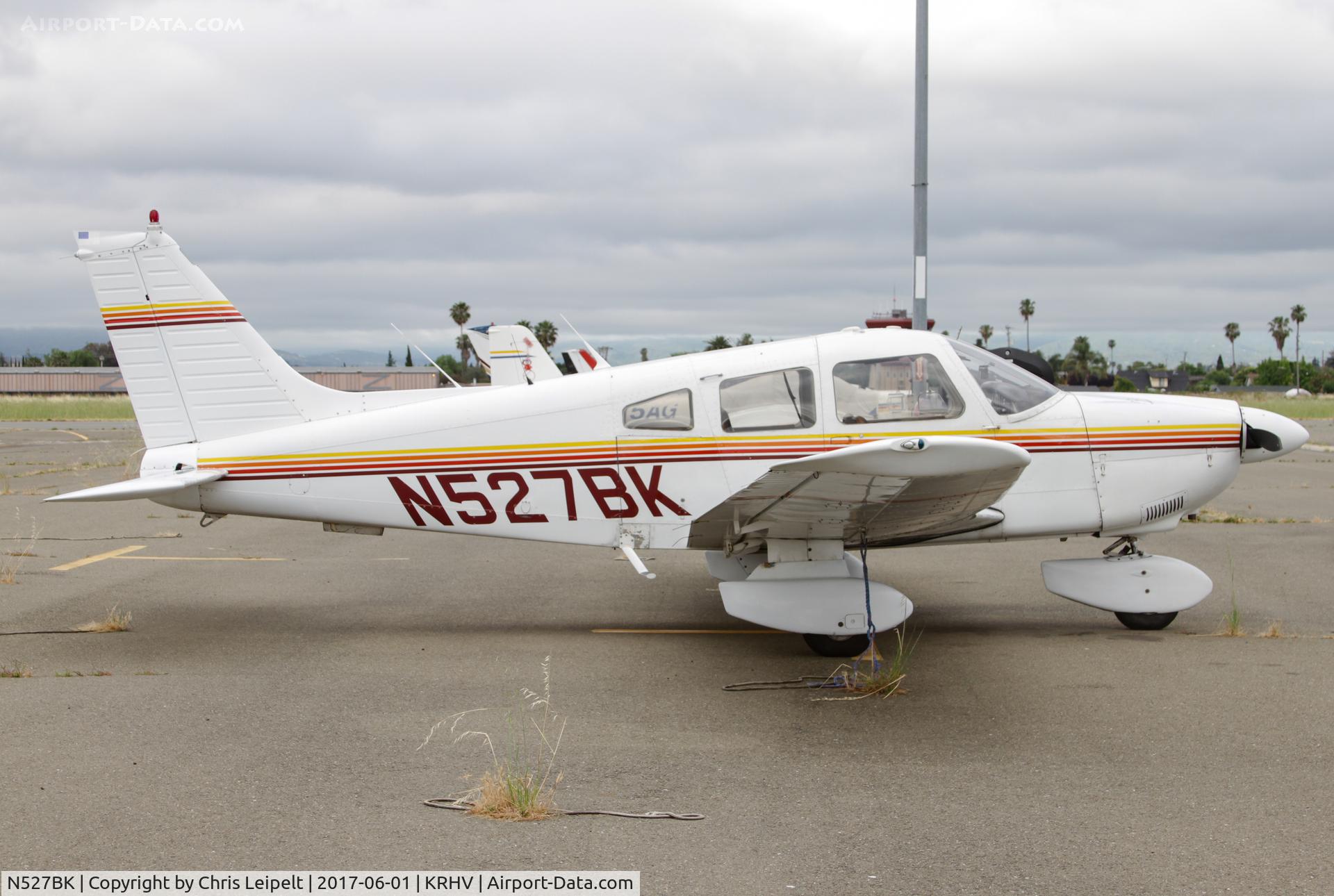 N527BK, 1978 Piper PA-28-181 C/N 28-7890310, 1978 Piper PA-28-181 from KCPU visiting at Reid Hillview Airport, San Jose, CA.