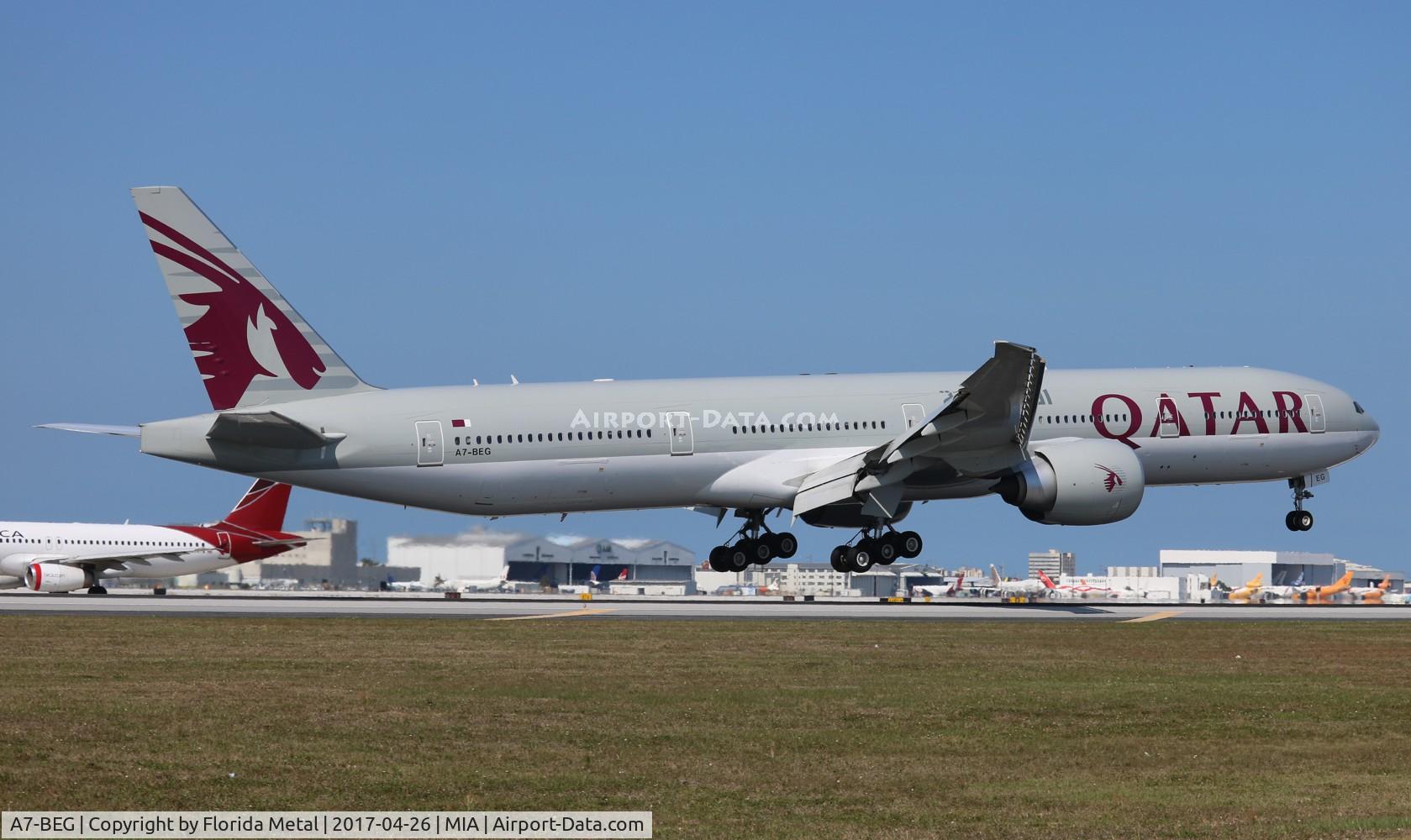 A7-BEG, 2015 Boeing 777-3DZ/ER C/N 60333, Qatar