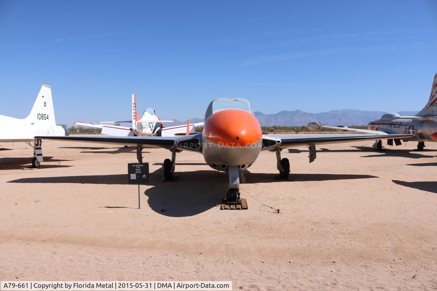 A79-661, De Havilland Australia DH-115 Vampire T.35 C/N DHA4183, DH-115 Vampire