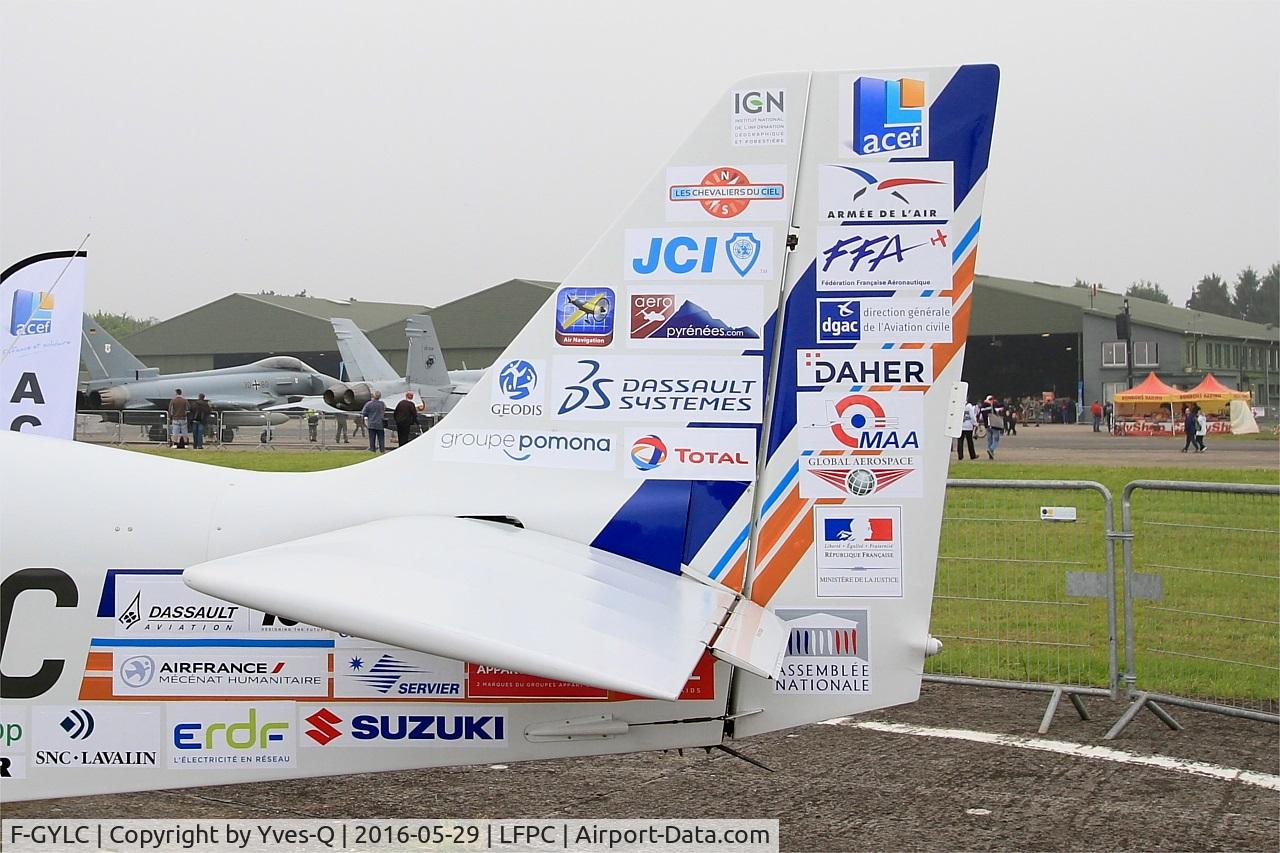 F-GYLC, Robin DR-400-140B Major C/N 2551, Robin DR-400-140B Major, Close view of tail, Creil Air Base 110 (LFPC-CSF) Open day 2016
