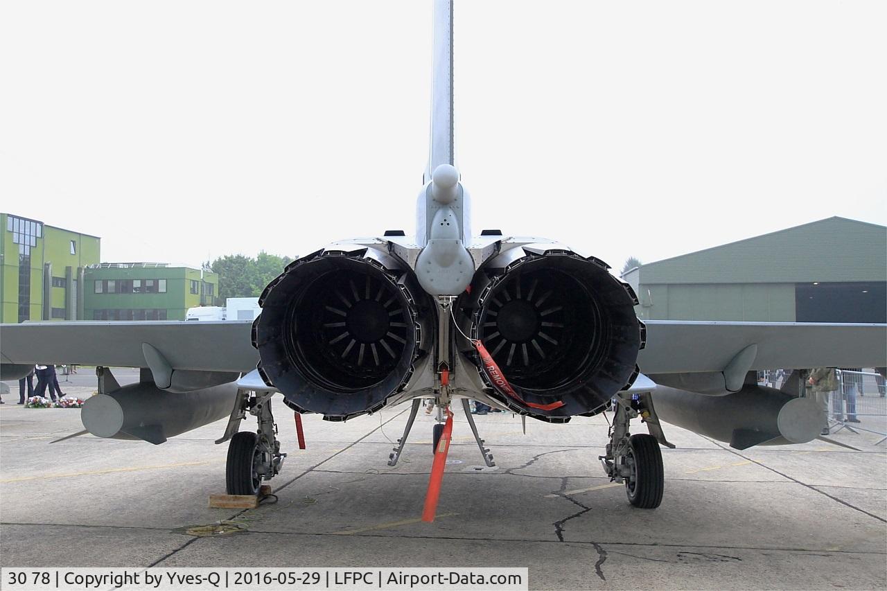 30 78, Eurofighter EF-2000 Typhoon S C/N GS058, German Air Force Eurofighter EF-2000 Typhoon S, Static display, Creil Air Base 110 (LFPC-CSF) Open day 2016