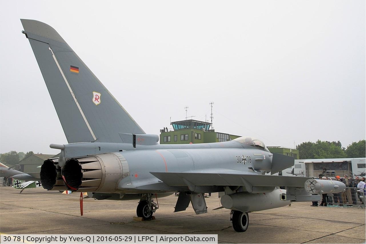 30 78, Eurofighter EF-2000 Typhoon S C/N GS058, German Air Force Eurofighter EF-2000 Typhoon S, Static display, Creil Air Base 110 (LFPC-CSF) Open day 2016