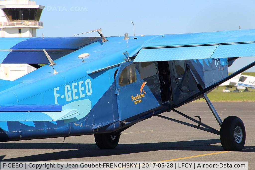 F-GEEO, Pilatus PC-6/B2-H2 C/N 67 6, ALTITUDE SUD, Royan paraclub
