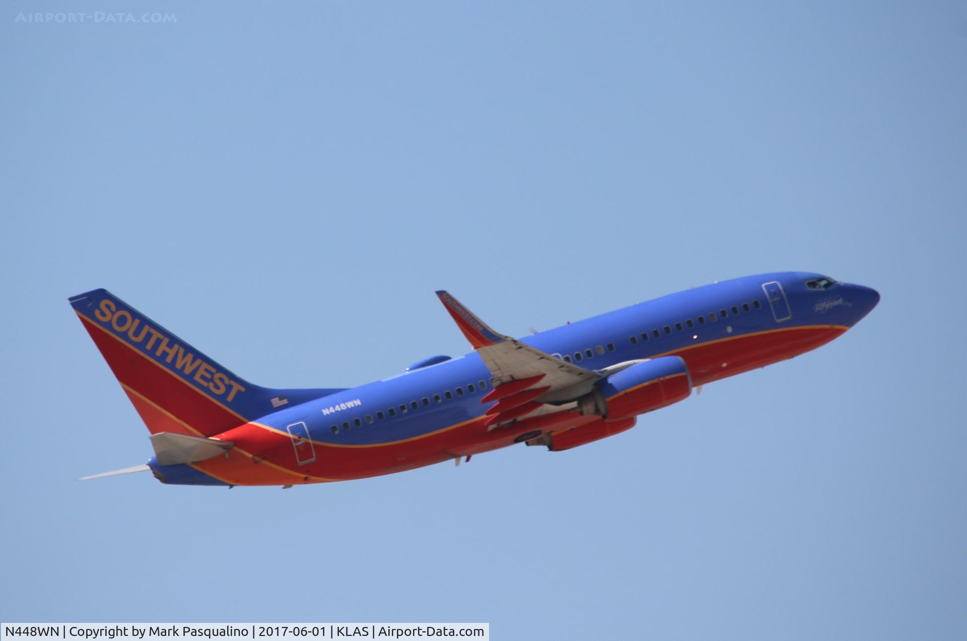 N448WN, 2003 Boeing 737-7H4 C/N 33721, Boeing 737-700