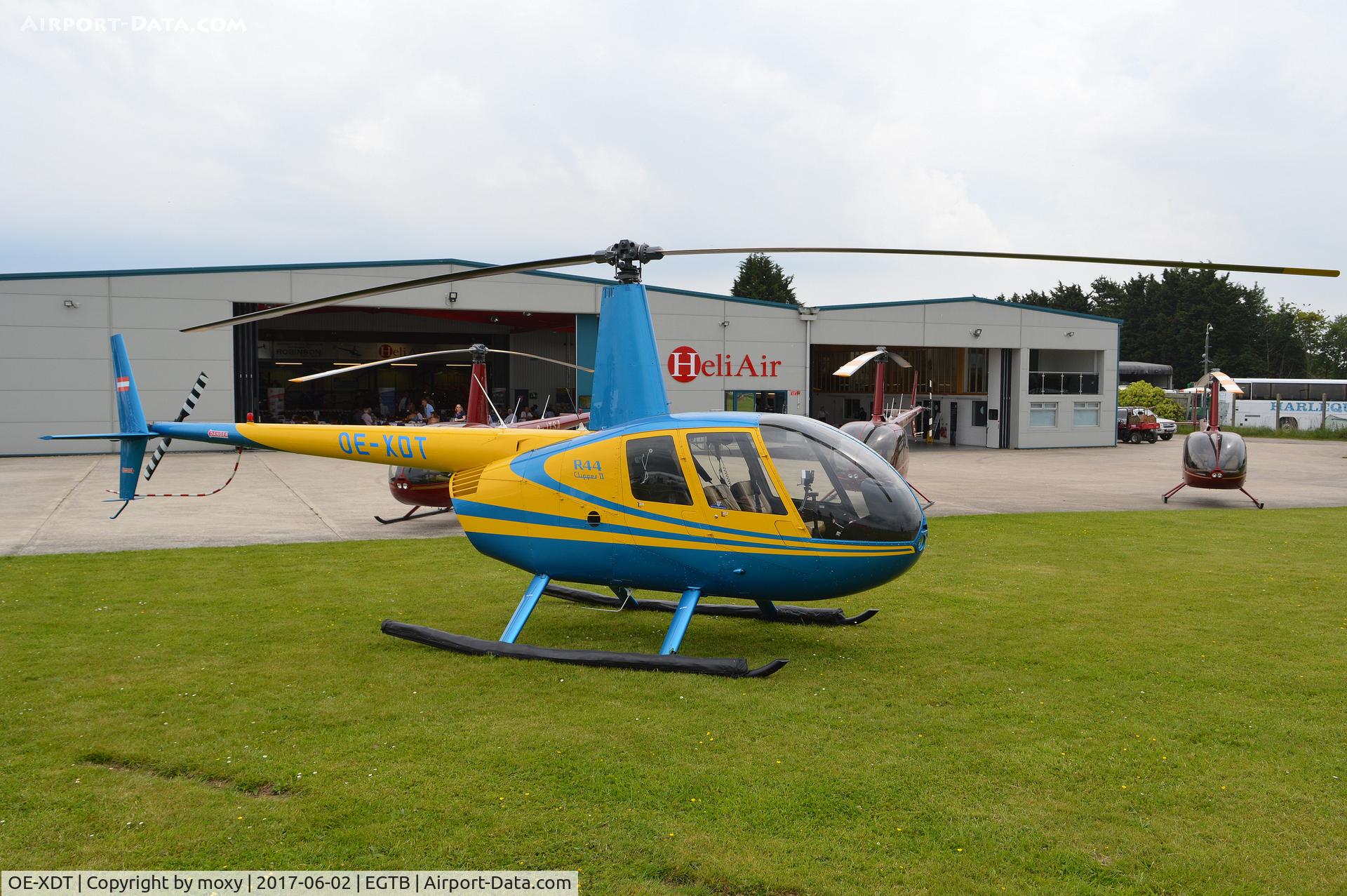 OE-XDT, 2006 Robinson R44 Clipper II C/N 10498, Robinson R44 Clipper II at Wycombe Air Park.