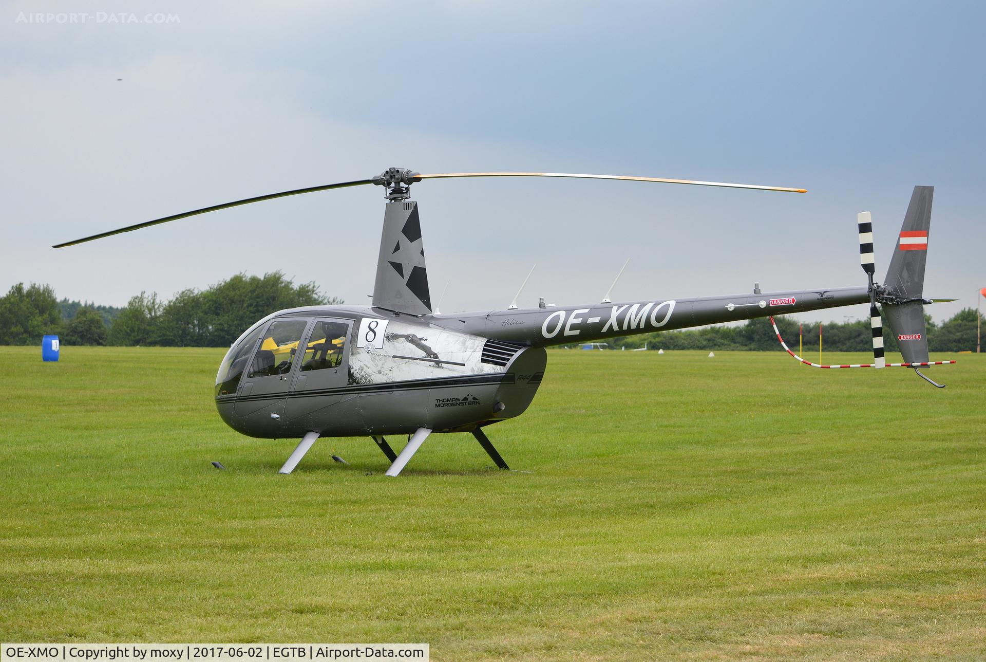 OE-XMO, Robinson R44 Raven II C/N 13824, Robinson R44 Raven II at Wycombe Air Park.