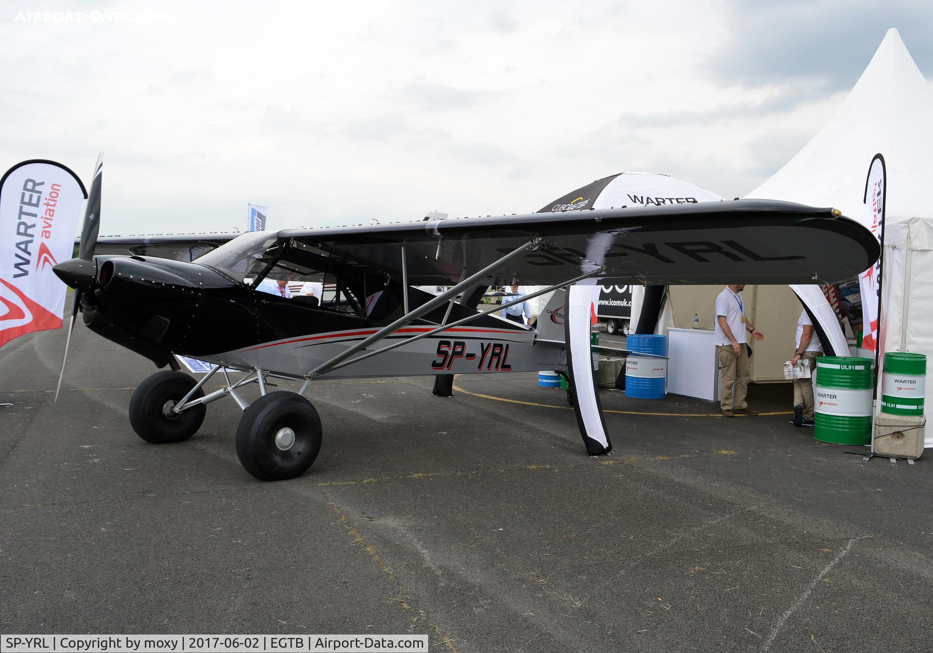 SP-YRL, 2017 Cub Crafters Carbon Cub EX C/N CCK-1865-1023, Cub Crafters EX 2 at AeroExpo 2017, Wycombe Air Park.