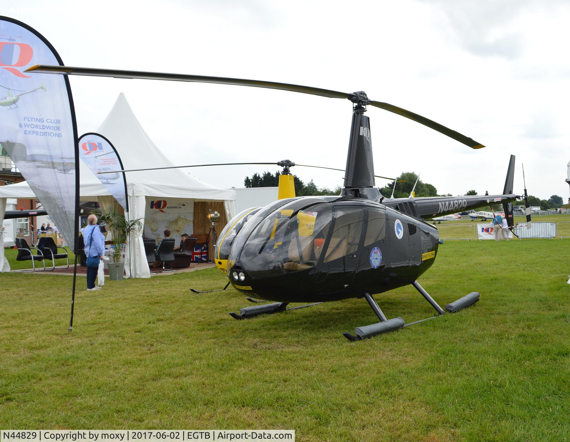 N44829, Robinson R66 C/N 0034, Robinson R66 at Wycombe Air Park