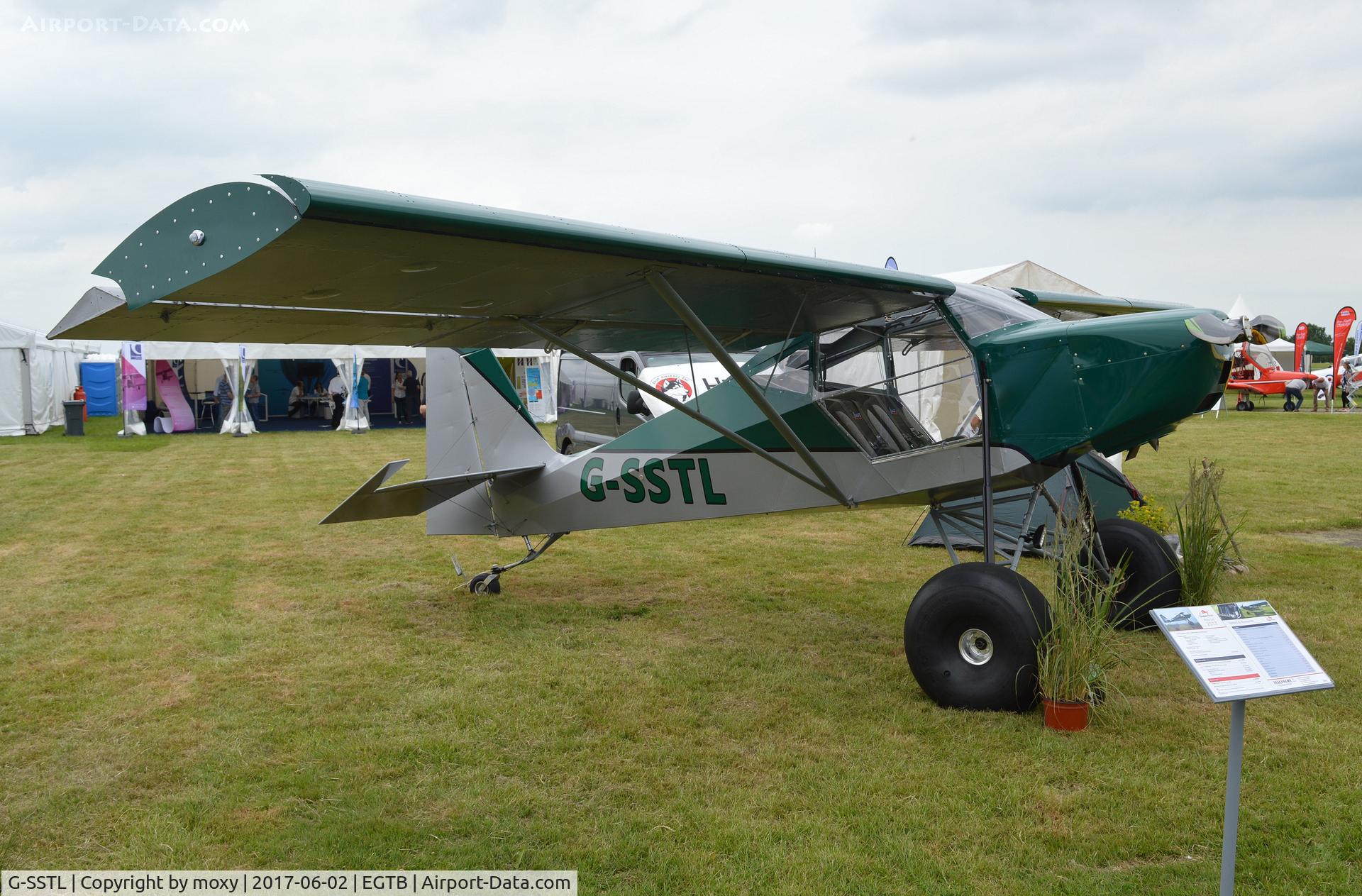 G-SSTL, 2016 Just Aircraft Superstol XL C/N LAA 397-15377, Just Aircraft SuperSTOL XL at AeroExpo 2017 at Wycombe Air Park.