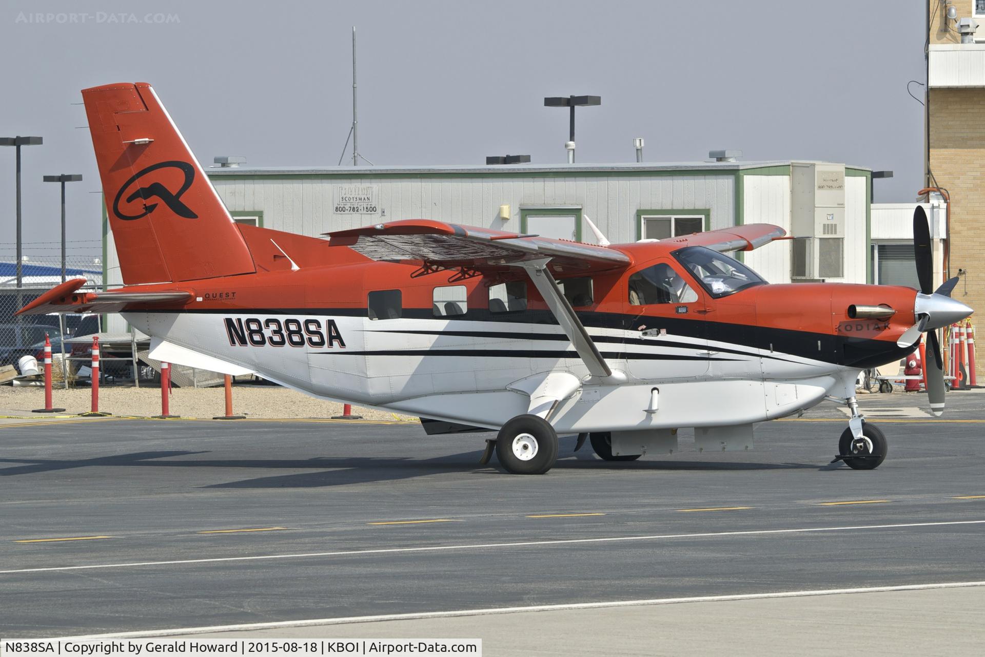 N838SA, 2007 Quest Kodiak 100 C/N 100-0002, Parked on the back country ramp awaiting passengers.