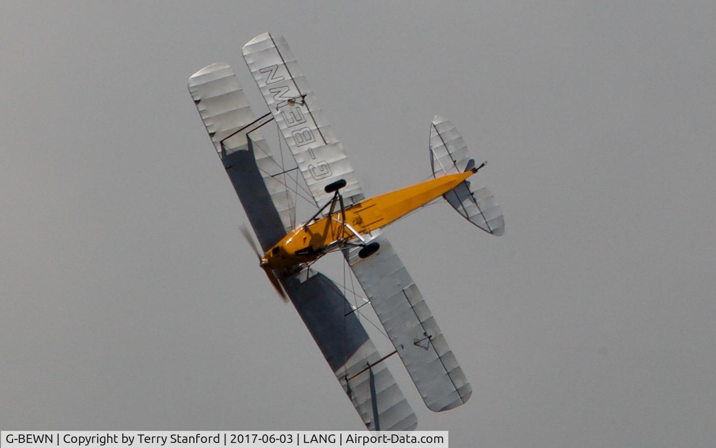 G-BEWN, 1941 De Havilland Australia DH-82A Tiger Moth C/N DHA952, Displaying at Langham Dome open day. 03.06.17