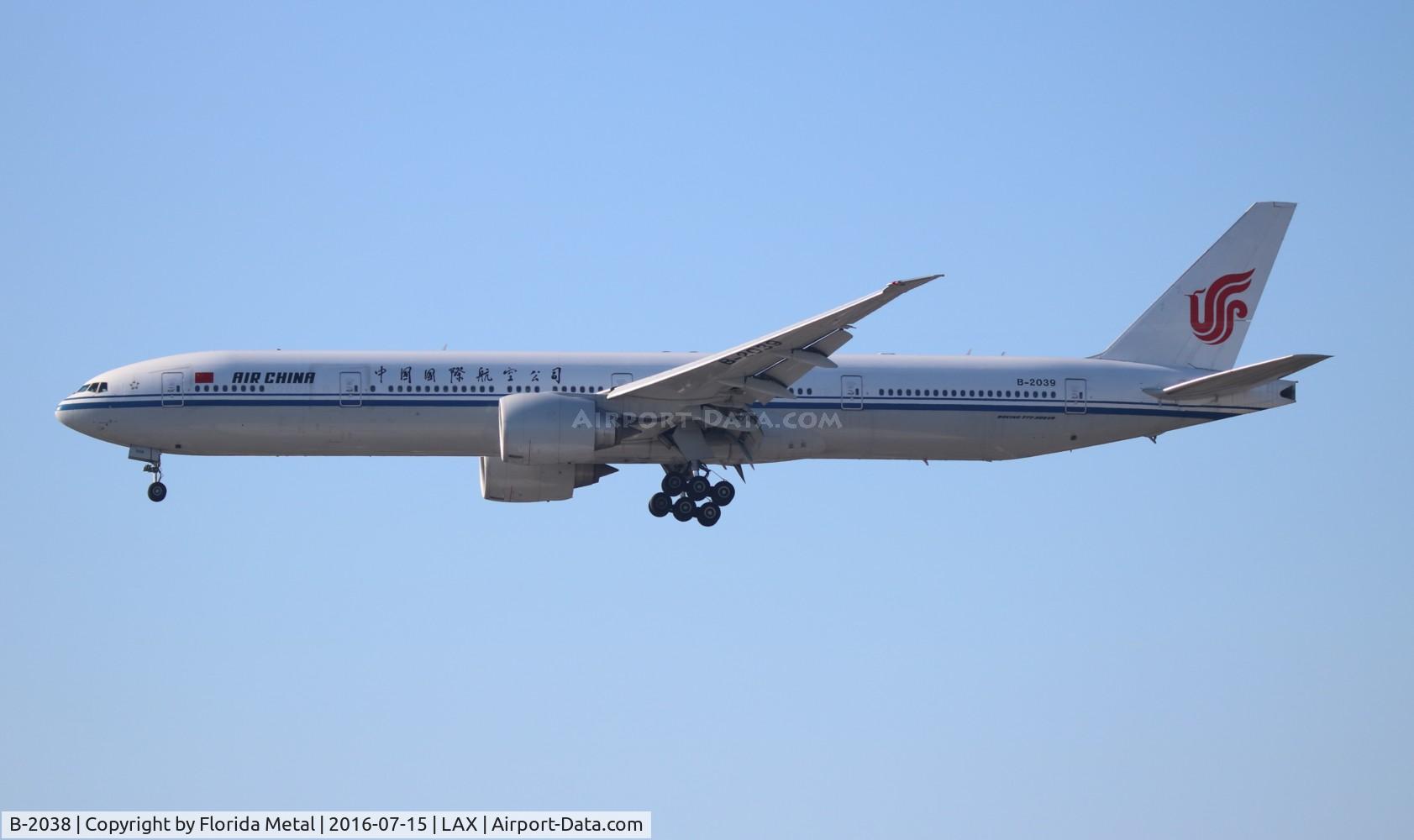 B-2038, 2013 Boeing 777-39L/ER C/N 38678, Air China