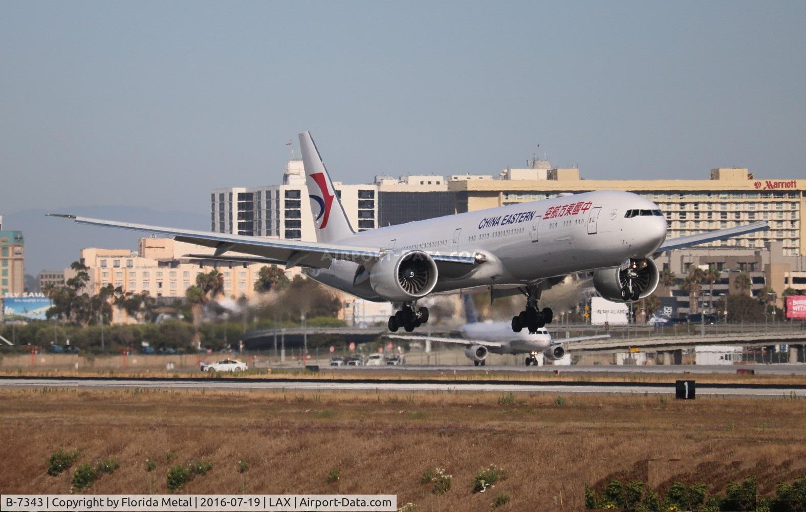 B-7343, 2016 Boeing 777-39P/ER C/N 43277, China Eastern 777-300