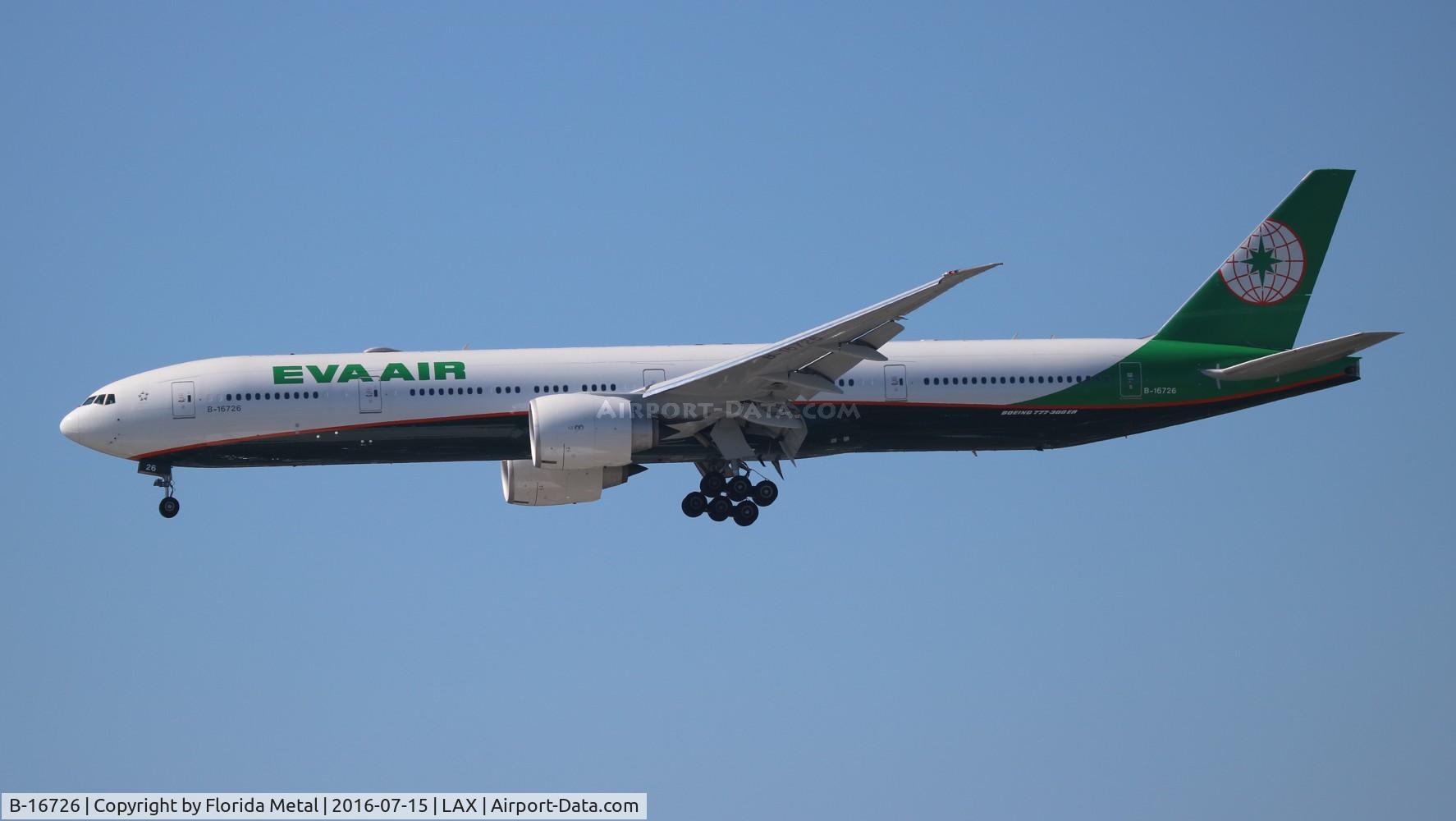 B-16726, 2016 Boeing 777-36N/ER C/N 44552, Eva Air