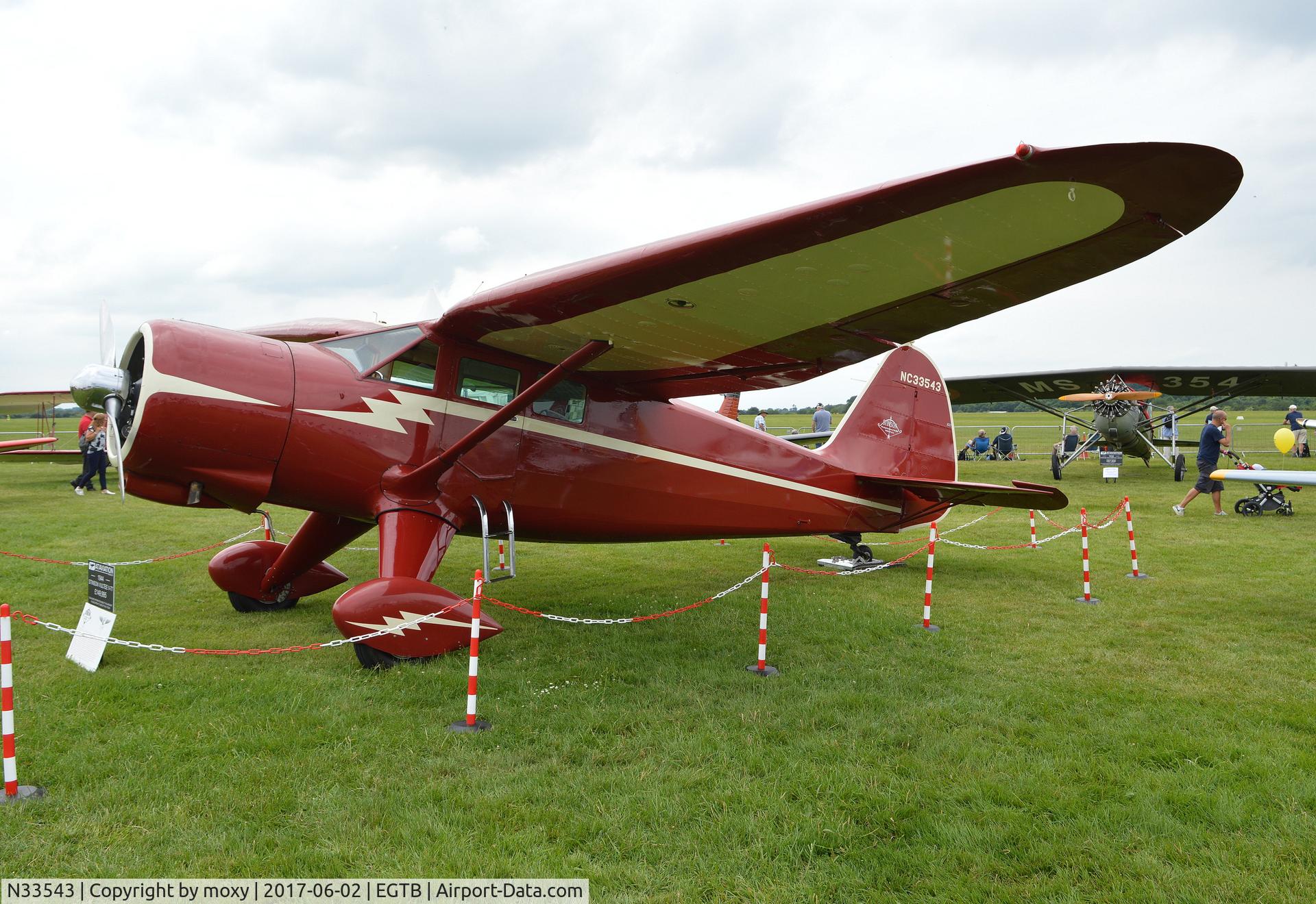 N33543, 1944 Stinson V77 Reliant C/N 77-373, Stinson V77 at Wycombe Air Park