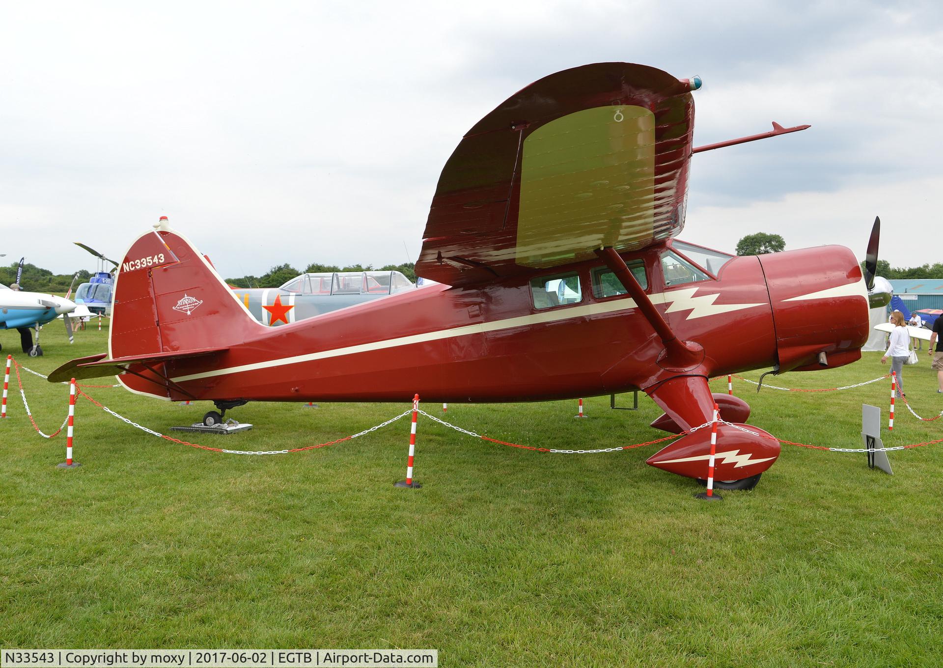N33543, 1944 Stinson V77 Reliant C/N 77-373, Stinson V77 at Wycombe Air Park