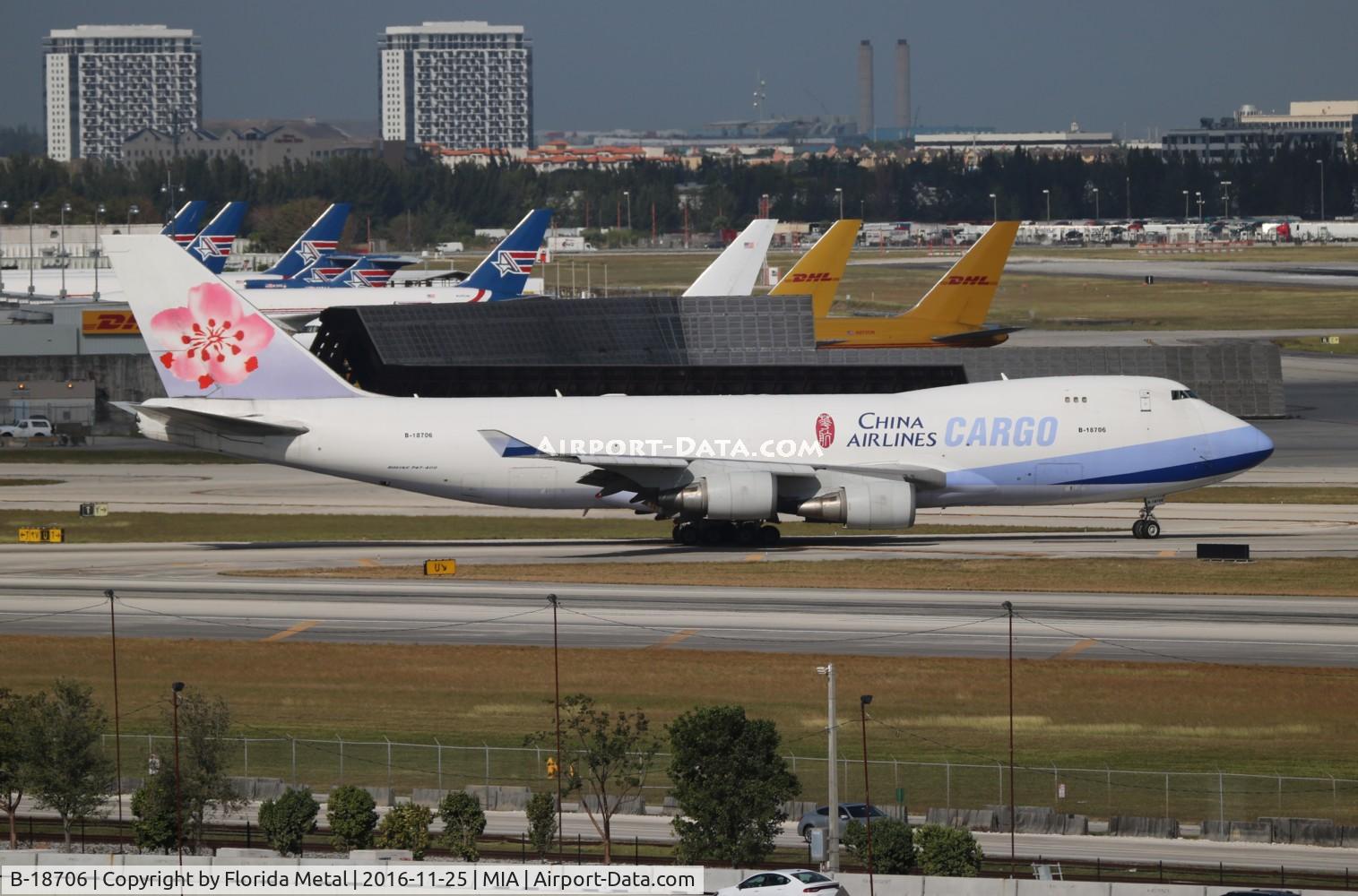 B-18706, 2001 Boeing 747-409F/SCD C/N 30763, China Airlines Cargo