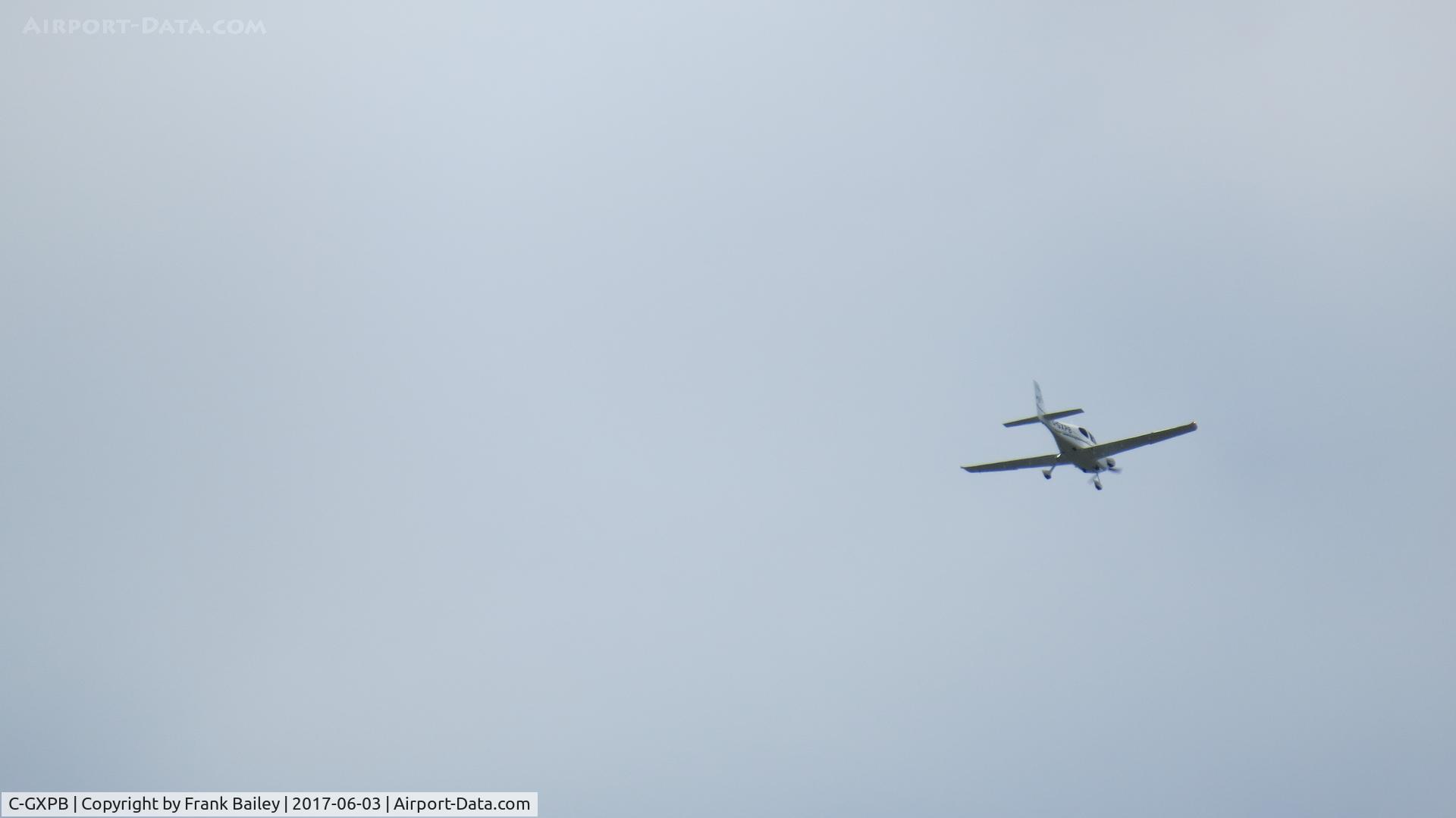 C-GXPB, Cirrus SR22 GTS C/N 2016, Flew over Bridgewater NS.