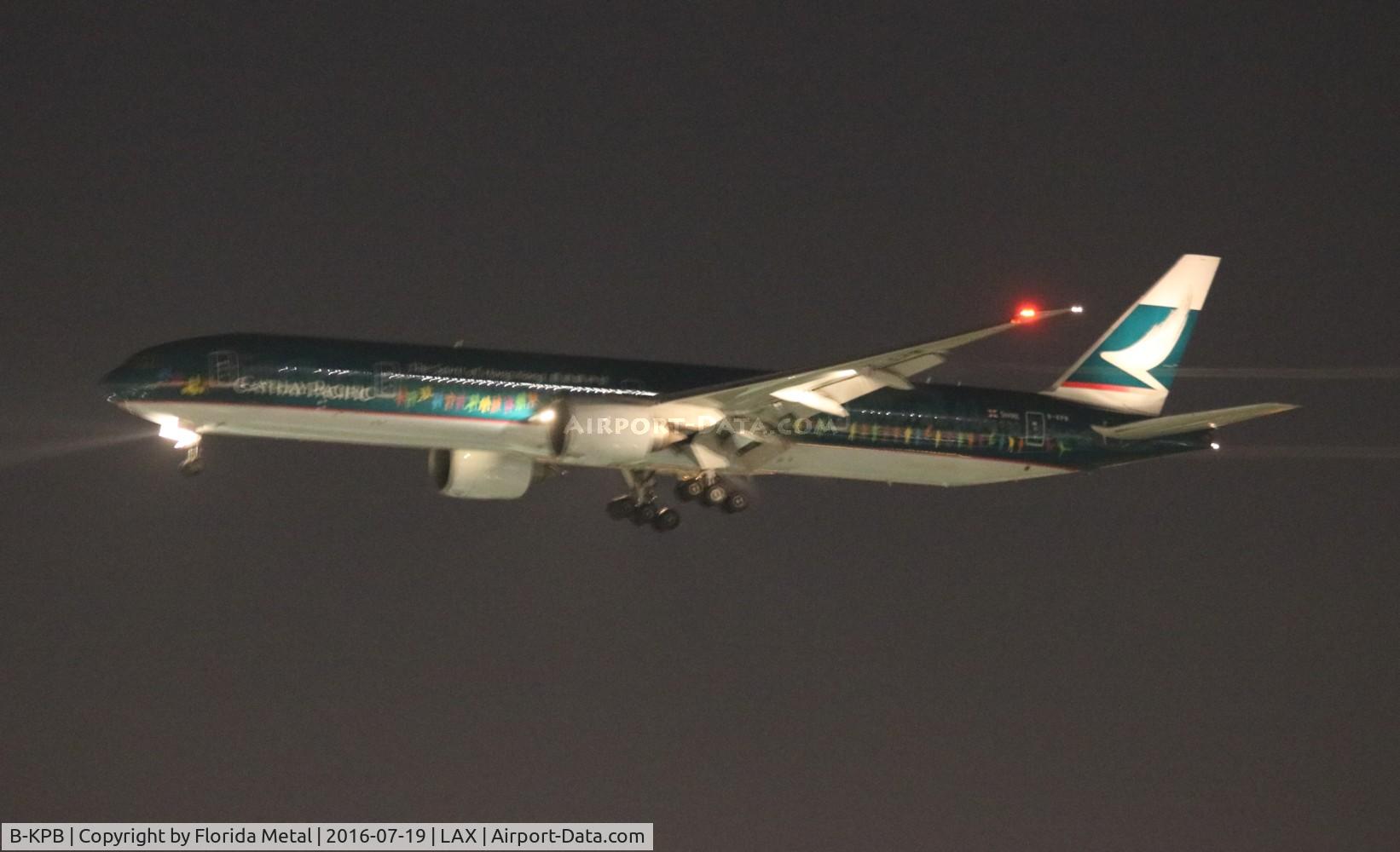 B-KPB, 2007 Boeing 777-367/ER C/N 35299, Spirit of Hong Kong Cathay