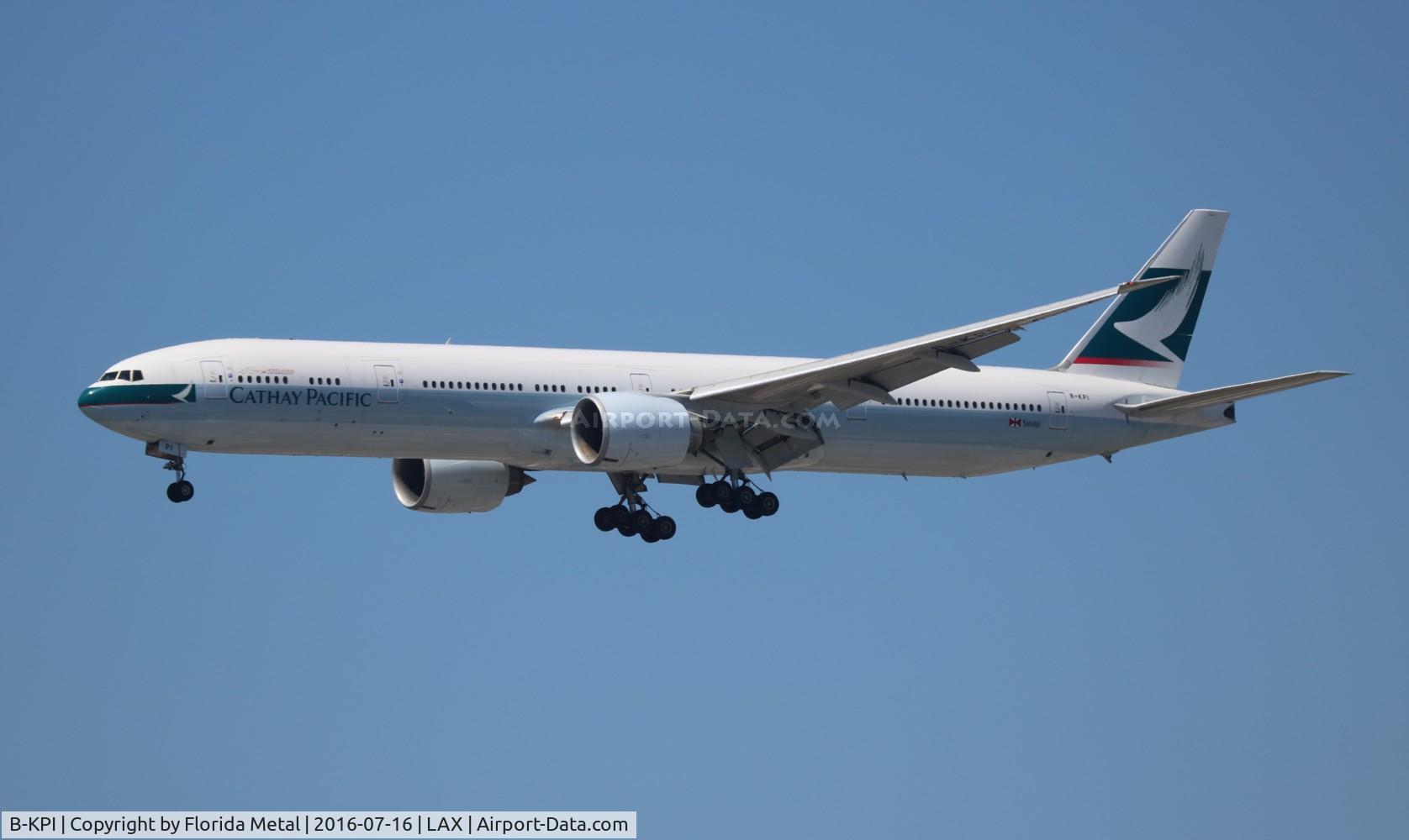 B-KPI, 2008 Boeing 777-300/ER C/N 36833, Cathay Pacific