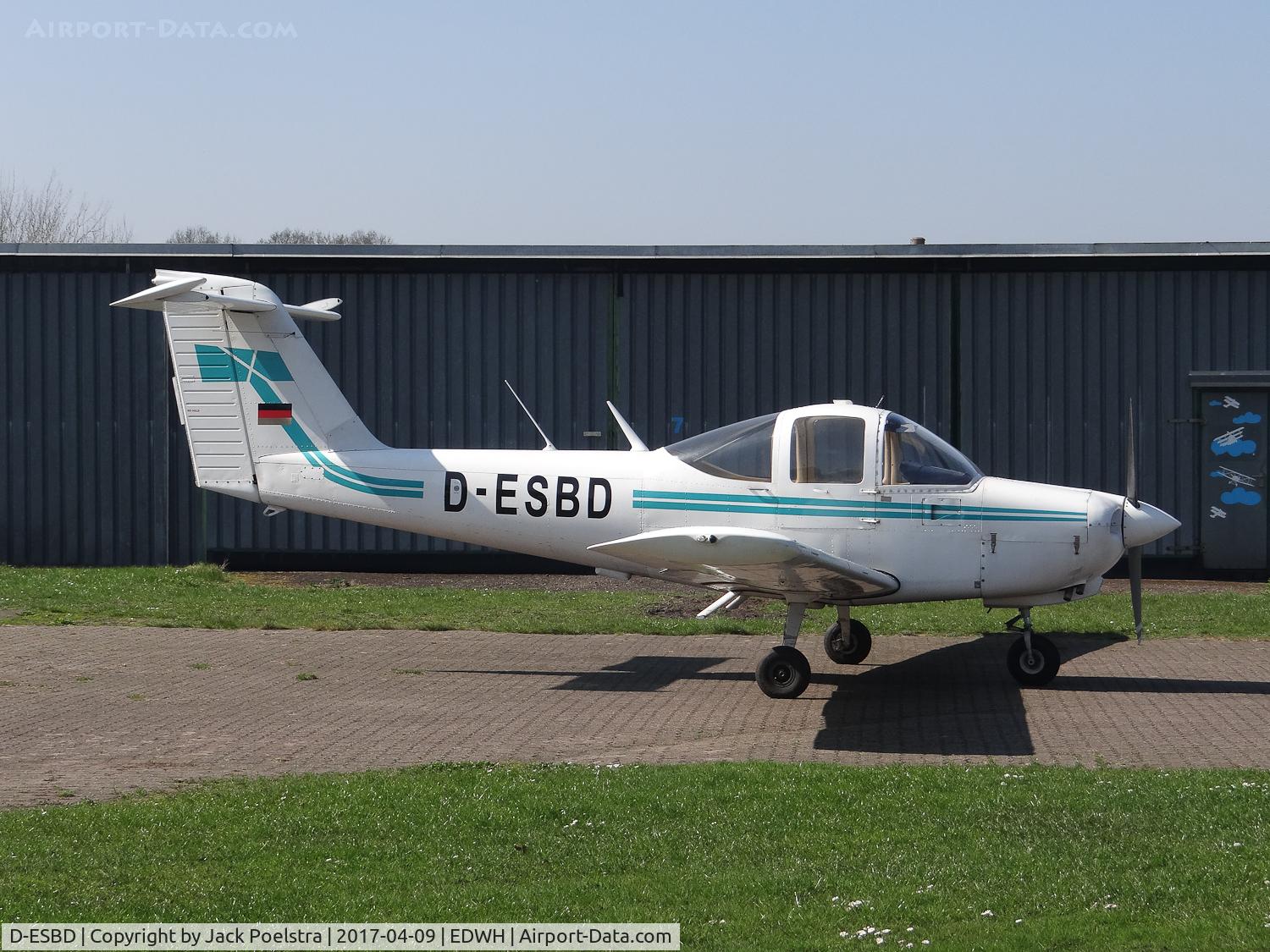 D-ESBD, 1979 Piper PA-38-112 Tomahawk Tomahawk C/N 38-79A0446, PA-38 at Oldenburg airport