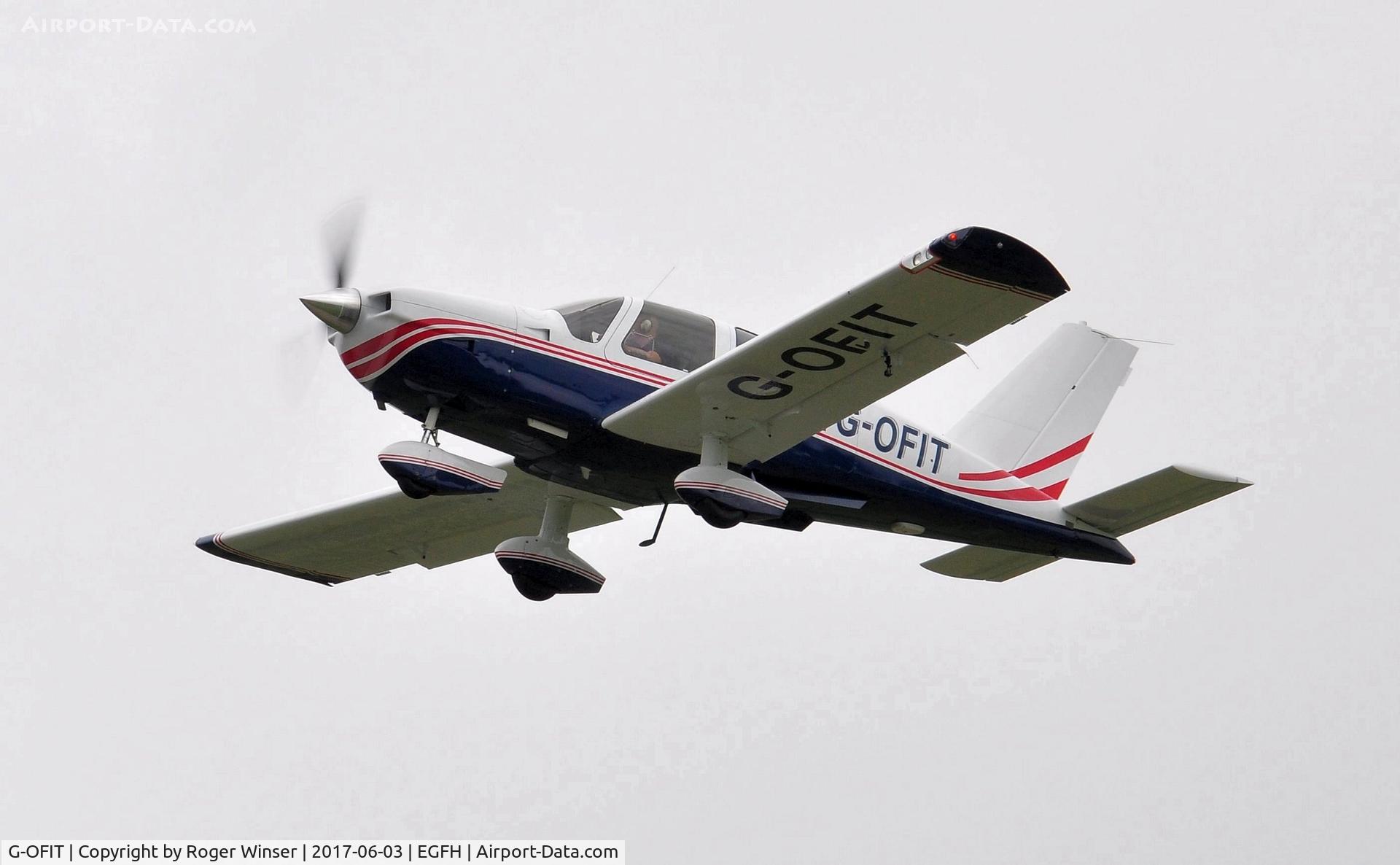 G-OFIT, 1989 Socata TB-10 Tobago C/N 938, Visiting Tobago departing Runway 22.