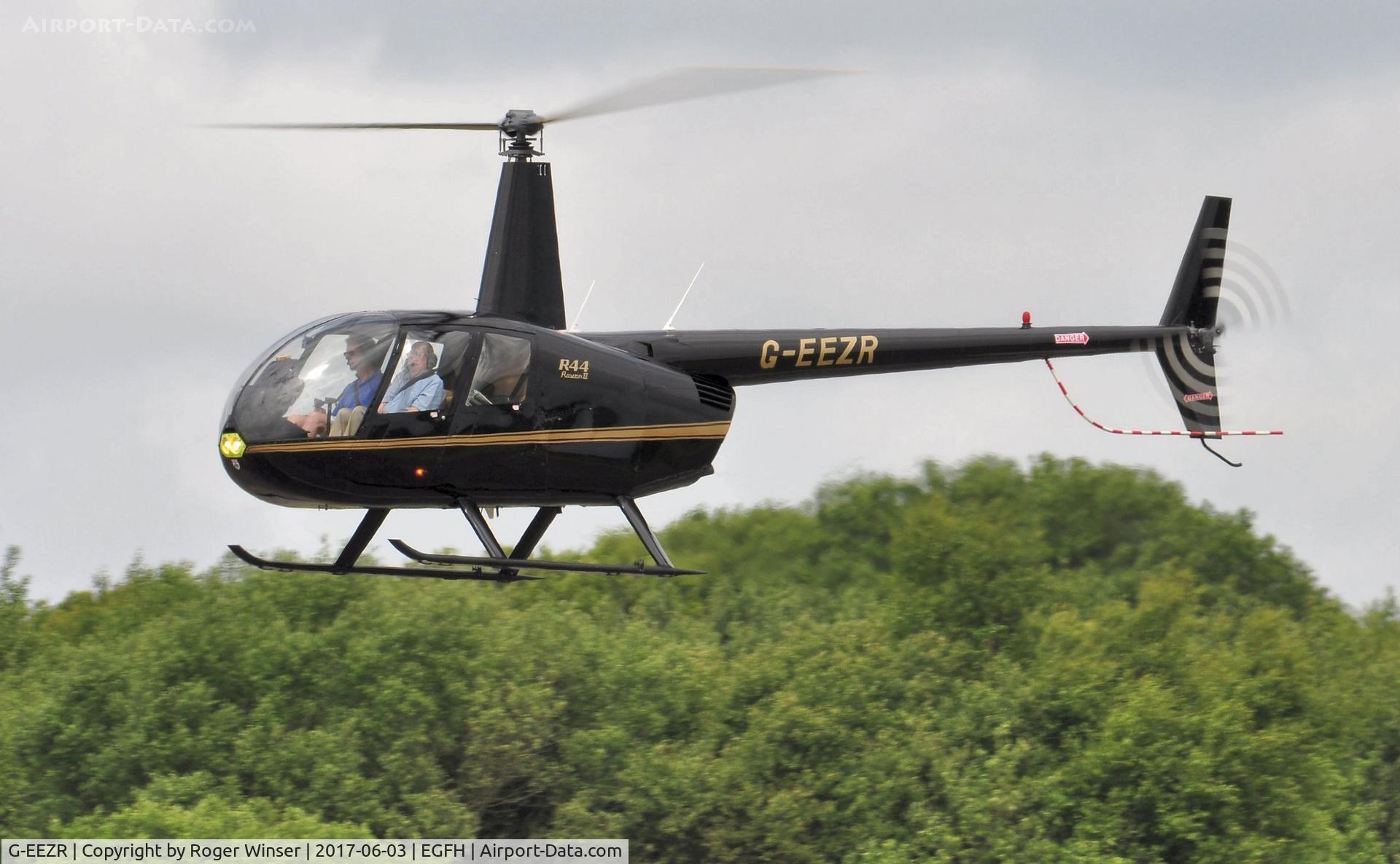 G-EEZR, 2006 Robinson R44 Raven II C/N 11391, Visiting R-44 Raven II