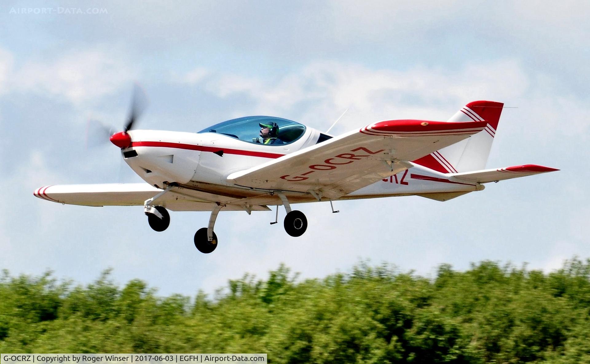 G-OCRZ, 2008 CZAW SportCruiser C/N PFA 338-14668, Visiting SportCruiser departing Runway 22.