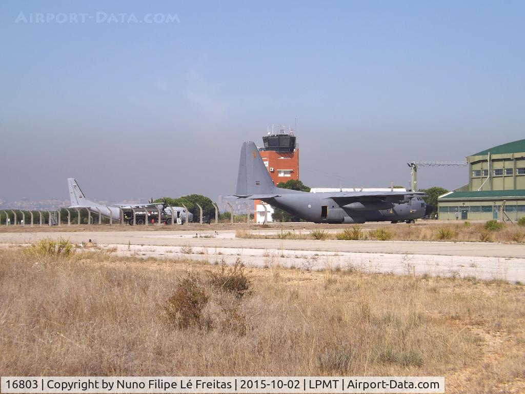 16803, 1978 Lockheed C-130H Hercules C/N 382-4772, The main ramp, the SQN 502 hangar and the control tower.