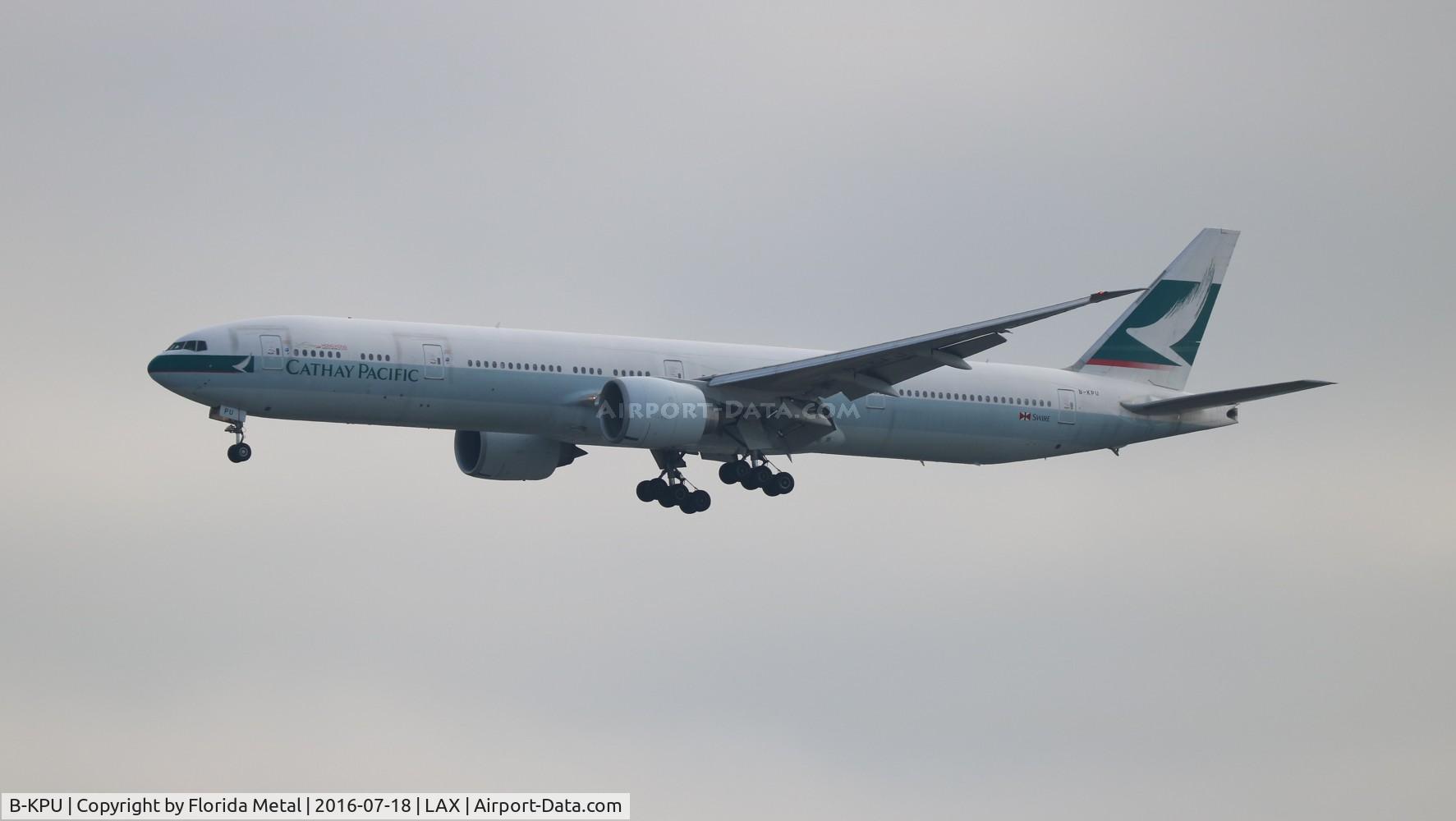 B-KPU, 2011 Boeing 777-367 C/N 39233, Cathay