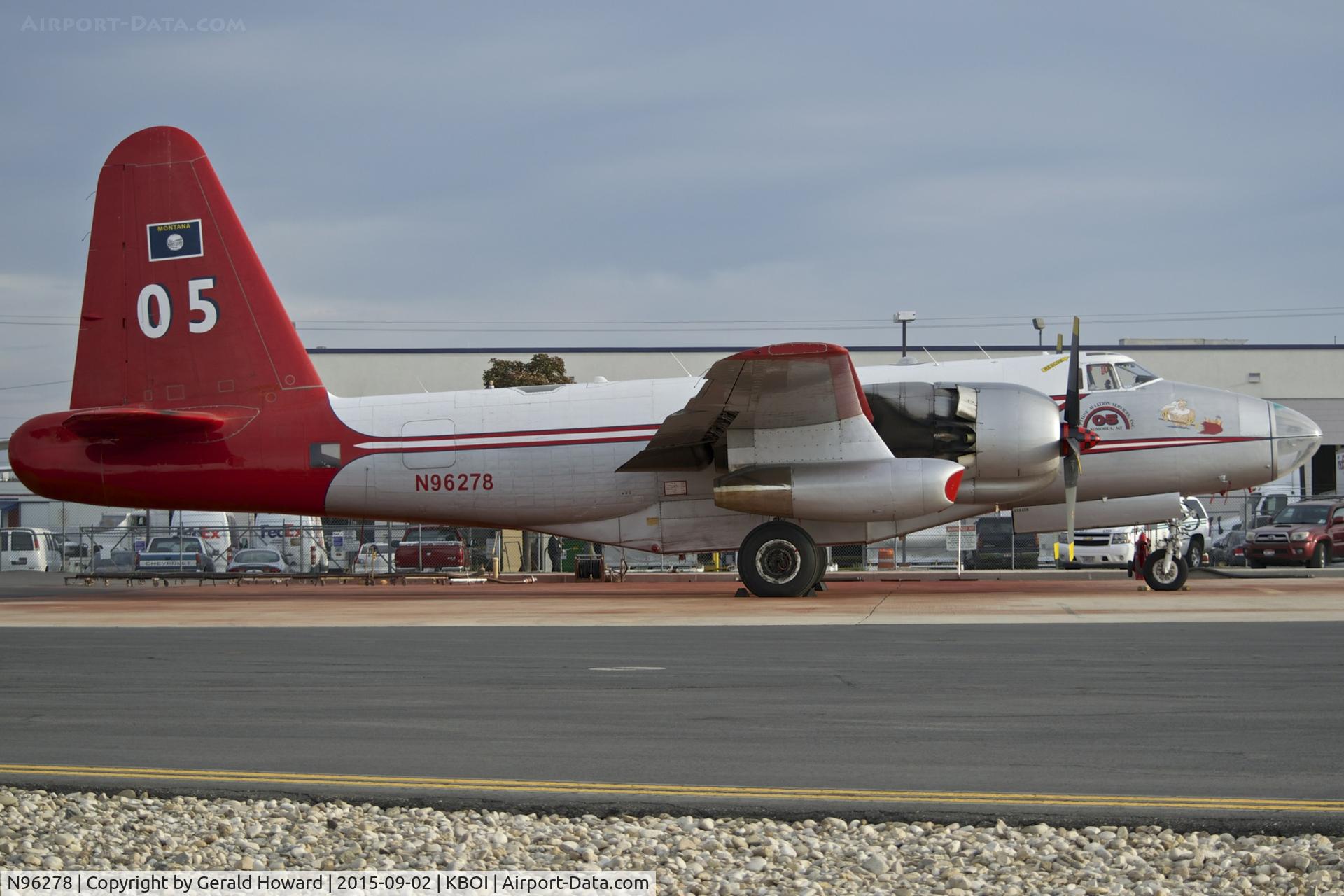 N96278, Lockheed P2V-5F Neptune C/N 426-5340, Parked on the NIFC ramp.